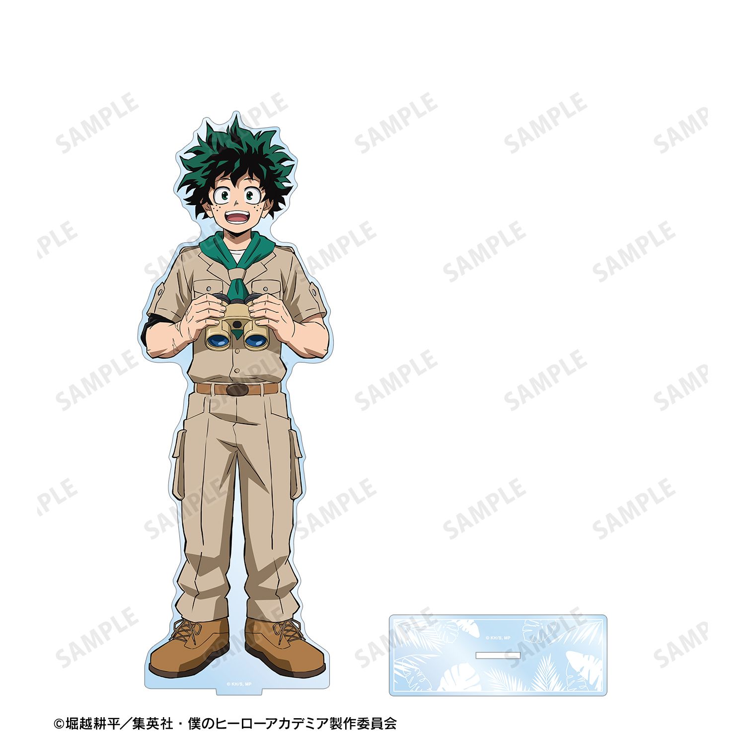 アニメ『僕のヒーローアカデミア』 描き下ろし 緑谷出久 サファリルックver. 特大アクリルスタンド Image 3 | AniSmile