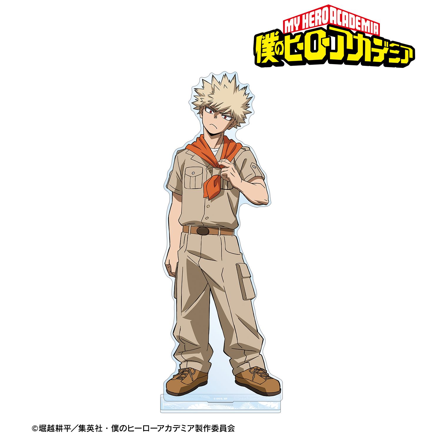 アニメ『僕のヒーローアカデミア』 描き下ろし 爆豪勝己 サファリルックver. 特大アクリルスタンド 画像 2 | AniSmile