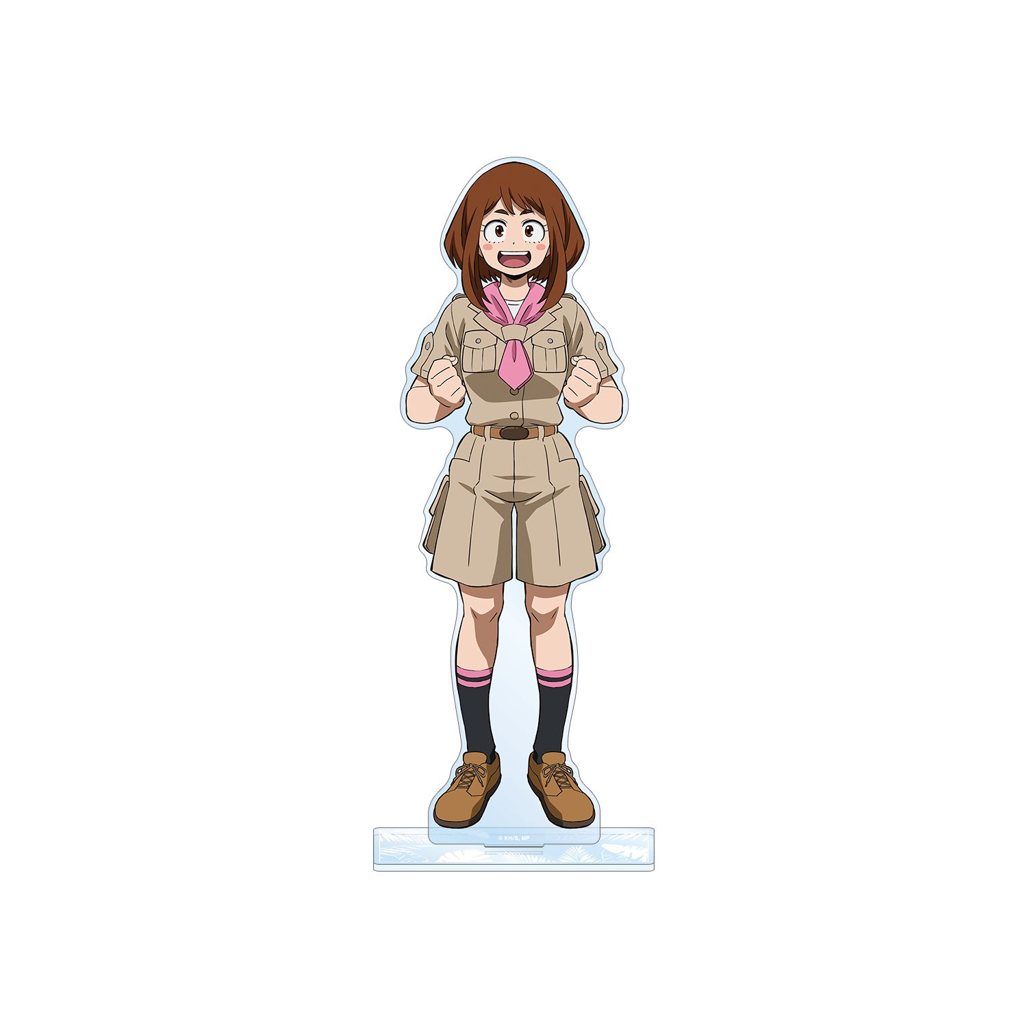アニメ『僕のヒーローアカデミア』 描き下ろし 麗日お茶子 サファリルックver. 特大アクリルスタンド - official product image | AniSmile