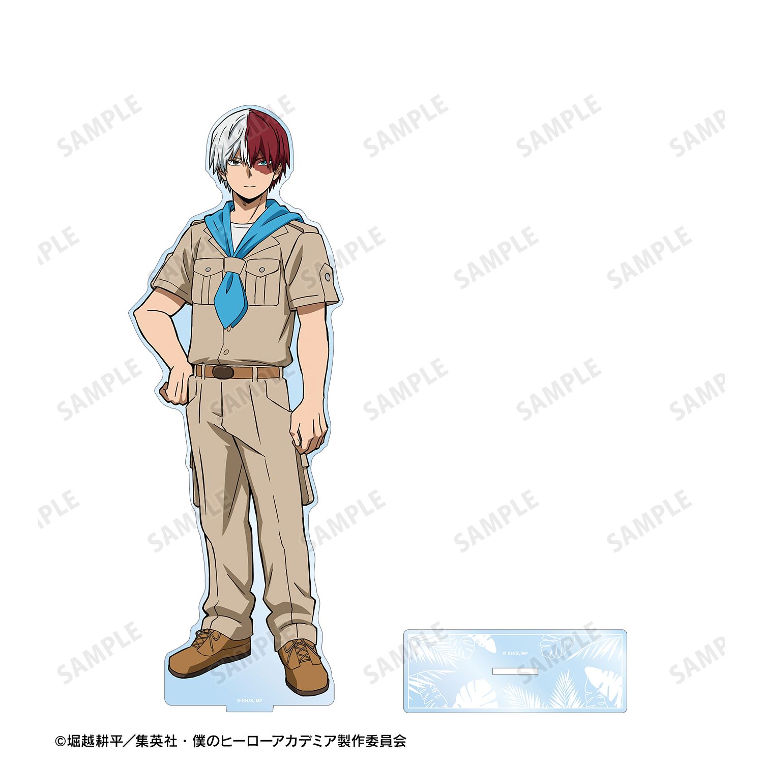 アニメ『僕のヒーローアカデミア』 描き下ろし 轟焦凍 サファリルックver. 特大アクリルスタンド Image 3 | AniSmile