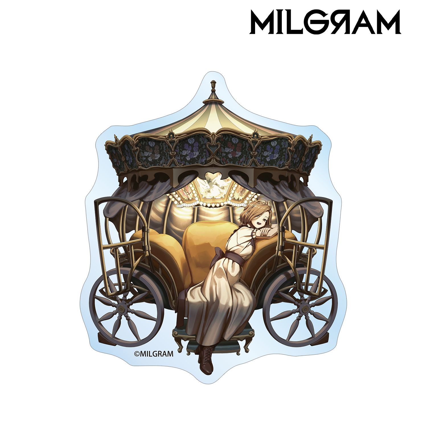 MILGRAM -ミルグラム- 描き下ろし マヒル バースデーver. 第3弾 ダイカットステッカー 画像 2 | AniSmile