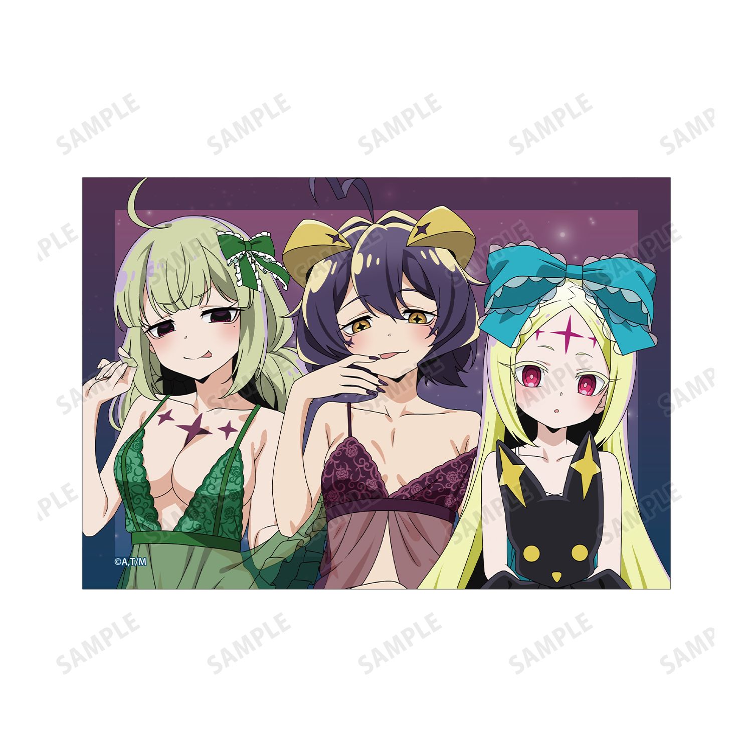 TVアニメ「魔法少女にあこがれて」 描き下ろし ムーンナイトver. ブロマイド4枚セット Image 6 | AniSmile