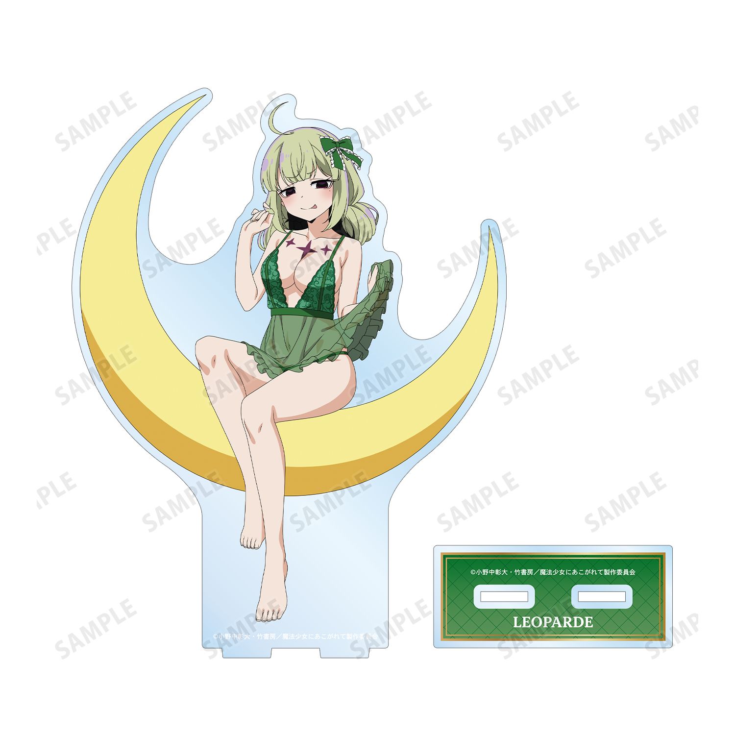 TVアニメ「魔法少女にあこがれて」 描き下ろし レオパルト ムーンナイトver. BIGアクリルスタンド Image 3 | AniSmile