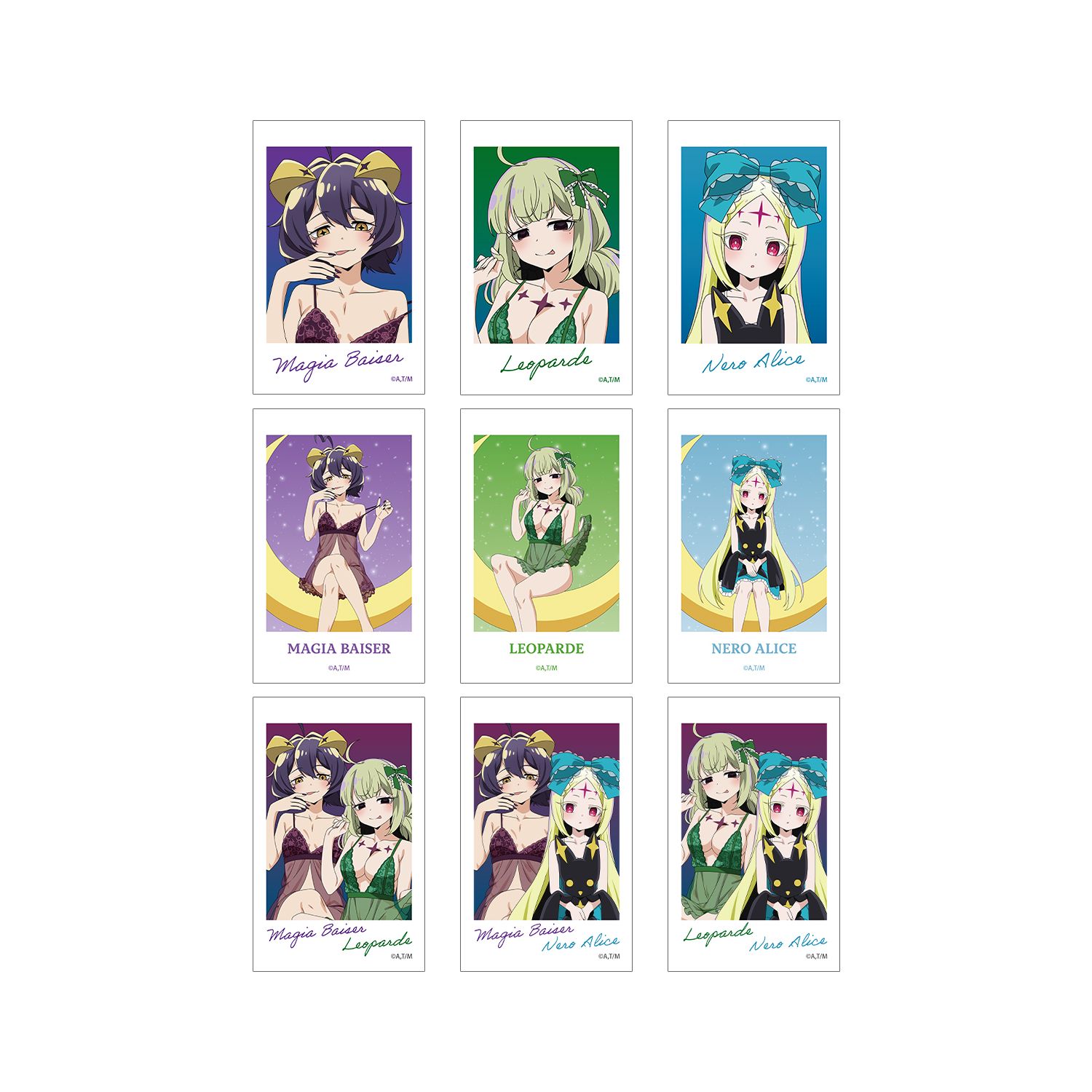 TVアニメ「魔法少女にあこがれて」 描き下ろし ムーンナイトver. トレーディングチェキプリント(単位/単品) - AniSmile