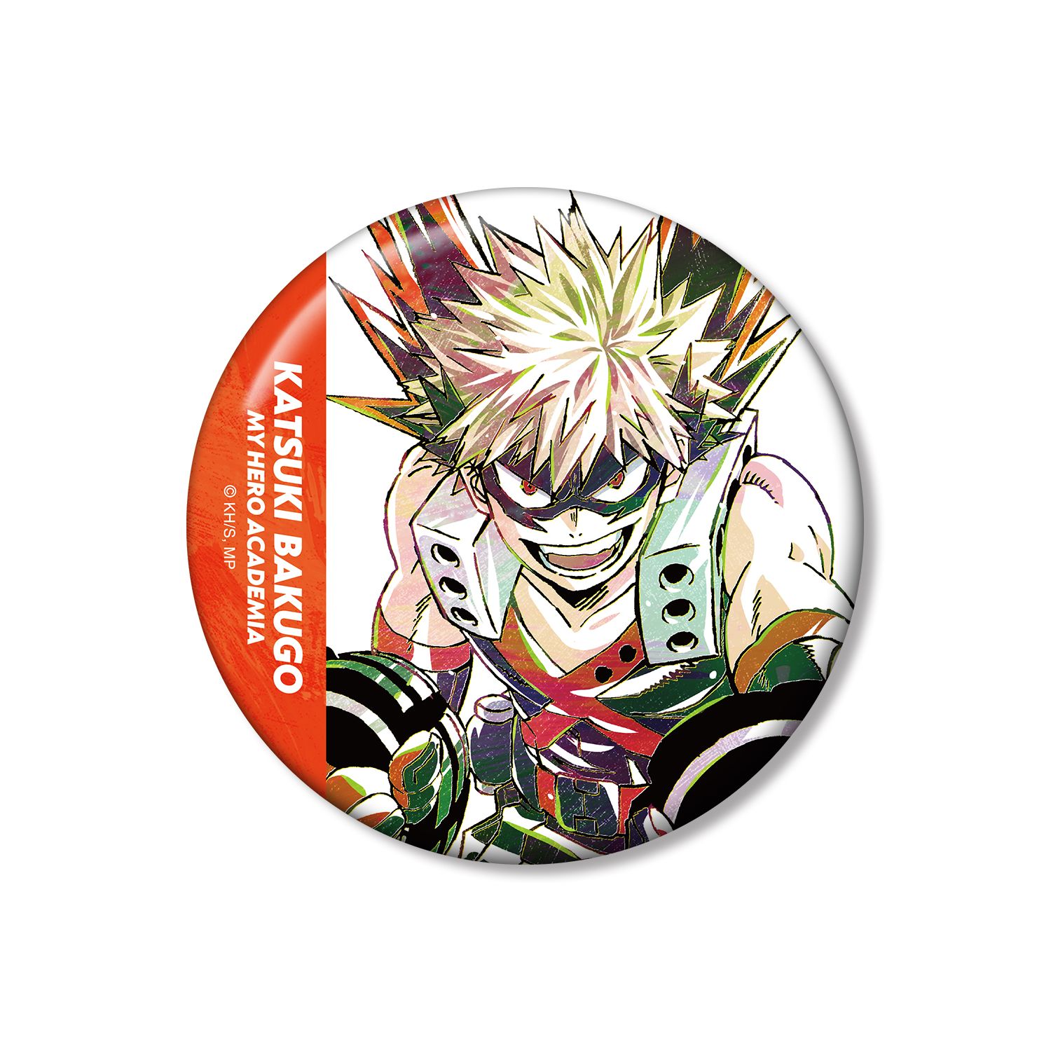 アニメ『僕のヒーローアカデミア』 爆豪勝己 Ani-Art 第5弾 100mm缶バッジ - AniSmile