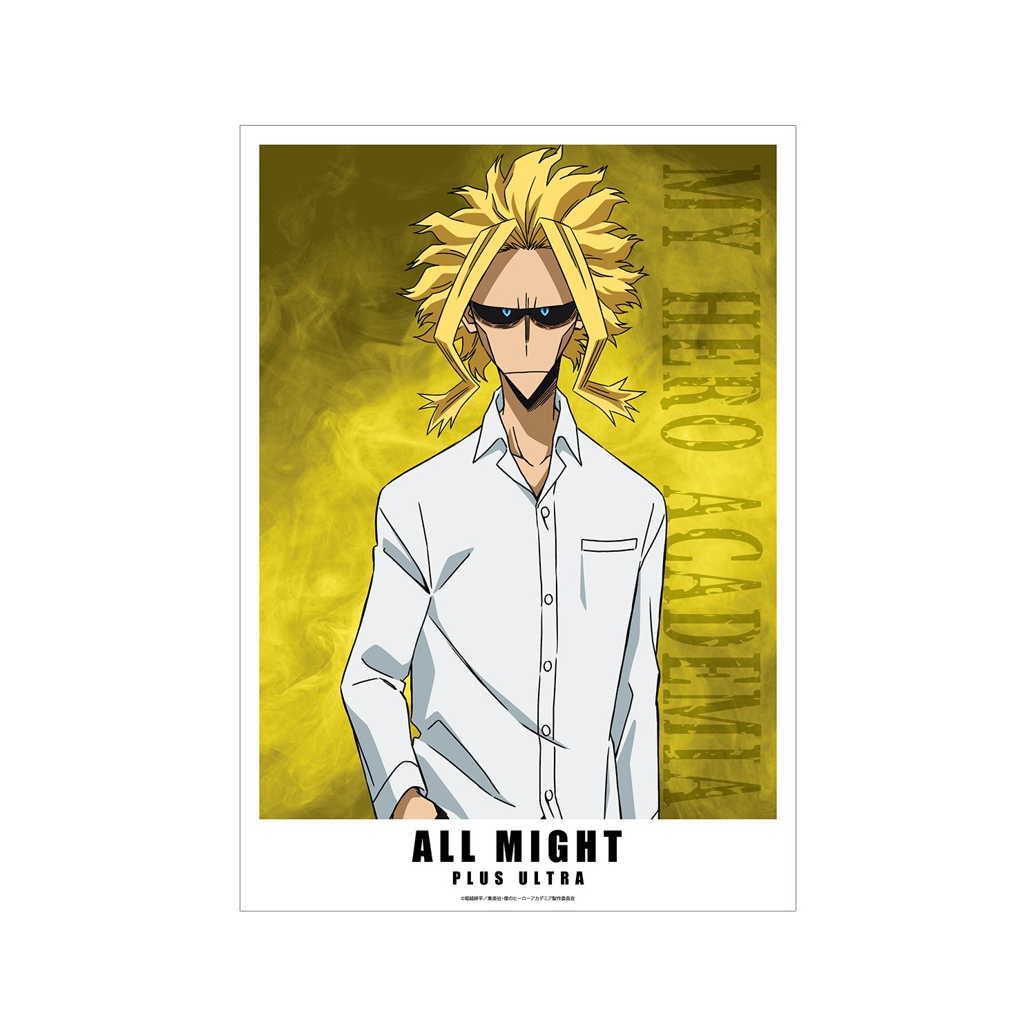 アニメ『僕のヒーローアカデミア』 オールマイト A3マット加工ポスター - AniSmile