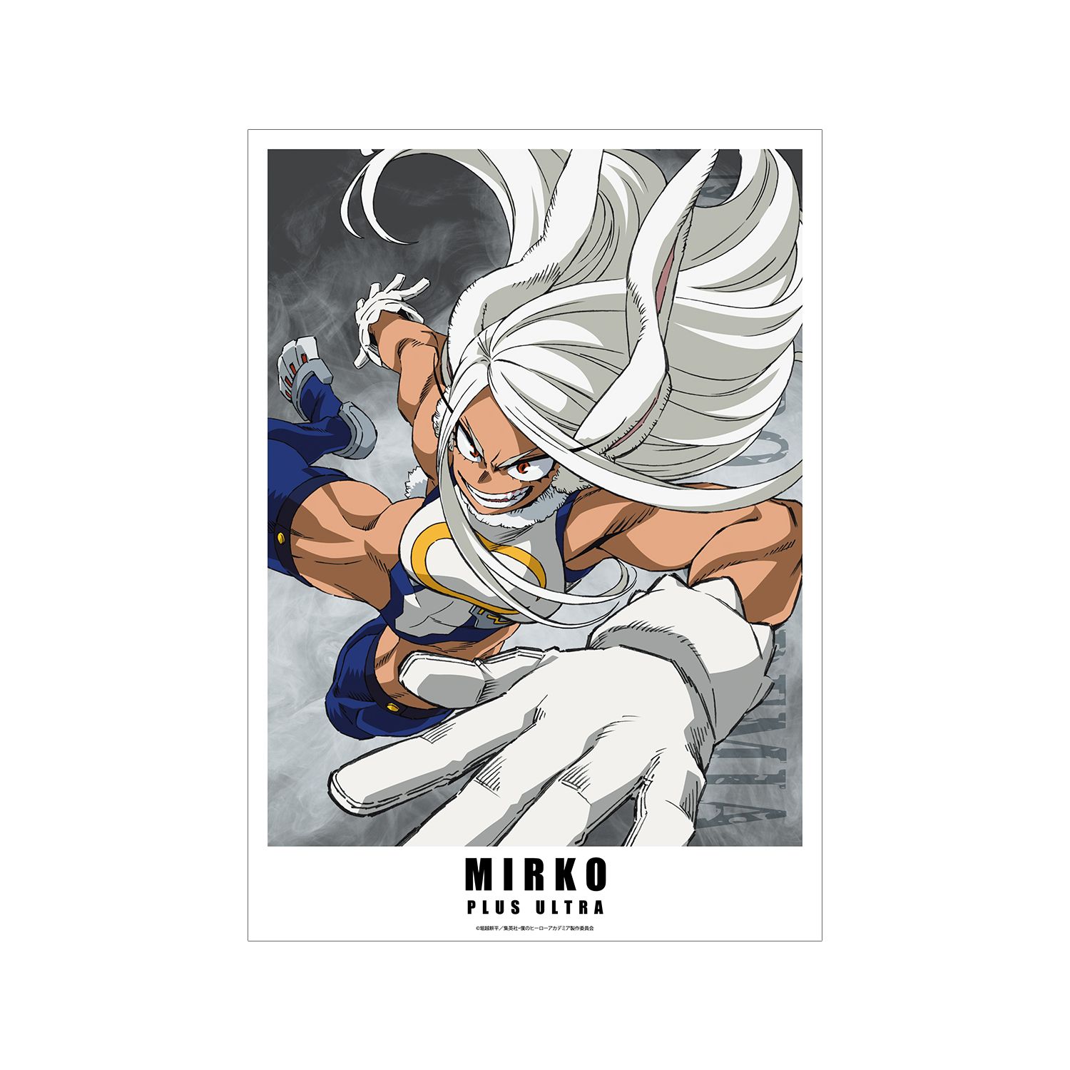 アニメ『僕のヒーローアカデミア』 ミルコ A3マット加工ポスター - AniSmile