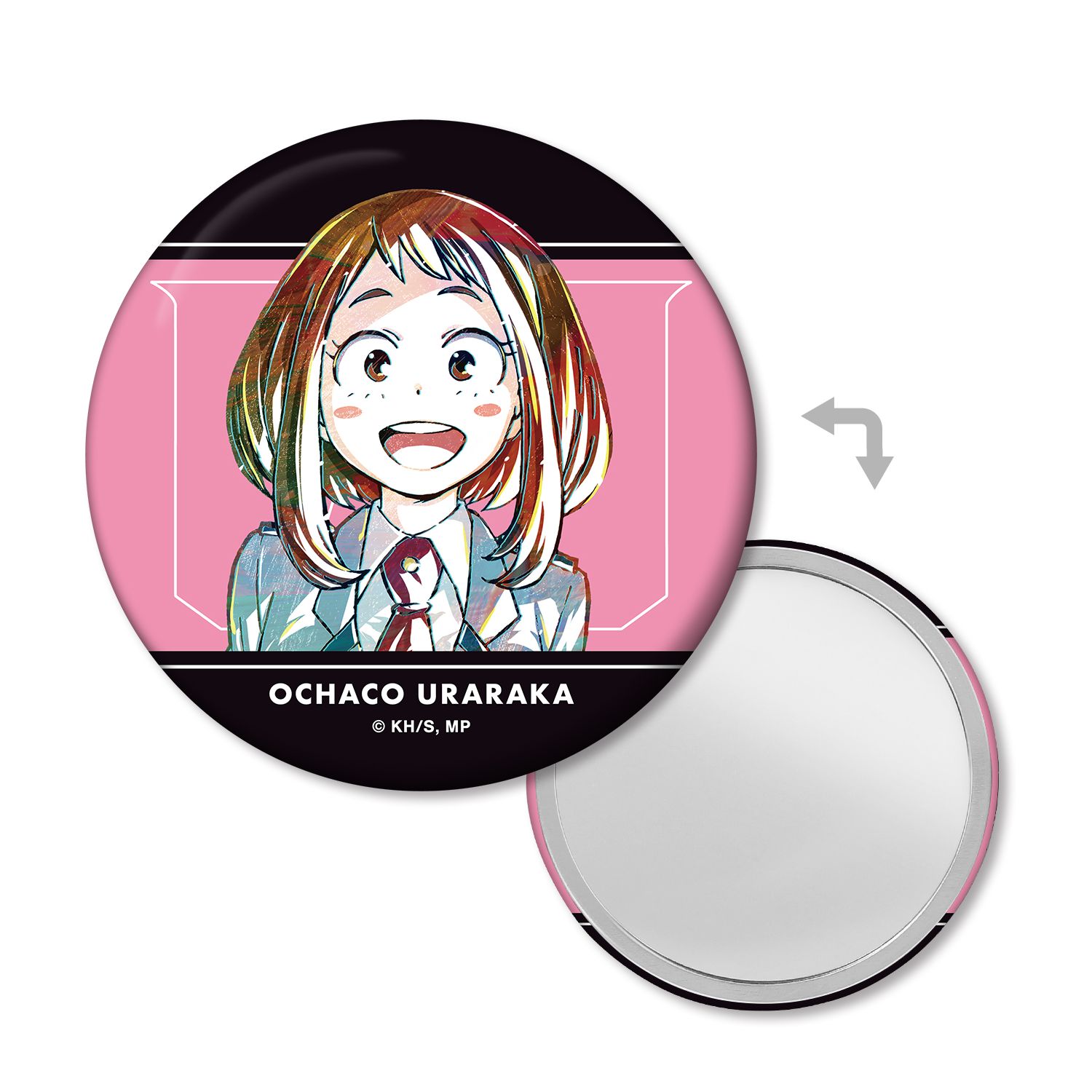 アニメ『僕のヒーローアカデミア』 麗日お茶子 Ani-Art 第4弾 vol.2 缶ミラー - AniSmile
