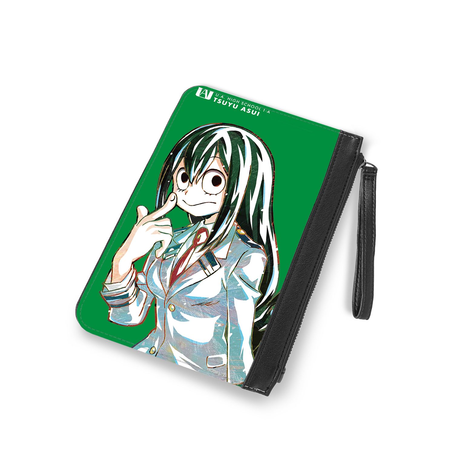 アニメ『僕のヒーローアカデミア』 蛙吹梅雨 Ani-Art 第4弾 vol.2 PUレザーフラットケース - AniSmile