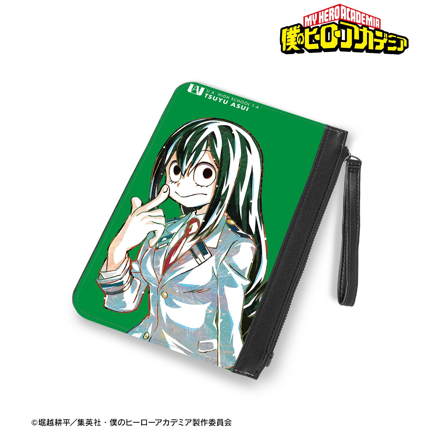 アニメ『僕のヒーローアカデミア』 蛙吹梅雨 Ani-Art 第4弾 vol.2 PUレザーフラットケース 画像 2 | AniSmile