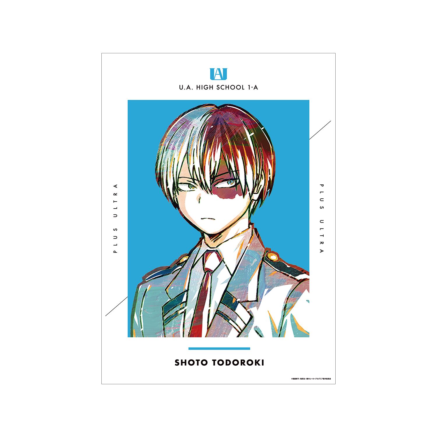 アニメ『僕のヒーローアカデミア』 轟焦凍 Ani-Art 第4弾 vol.2 A3マット加工ポスター - AniSmile