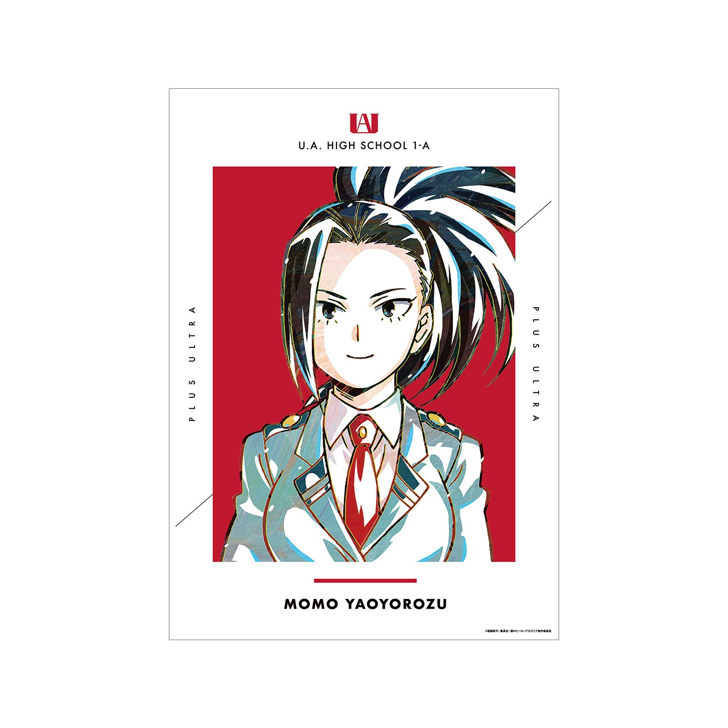 アニメ『僕のヒーローアカデミア』 八百万百 Ani-Art 第4弾 vol.2 A3マット加工ポスター - AniSmile