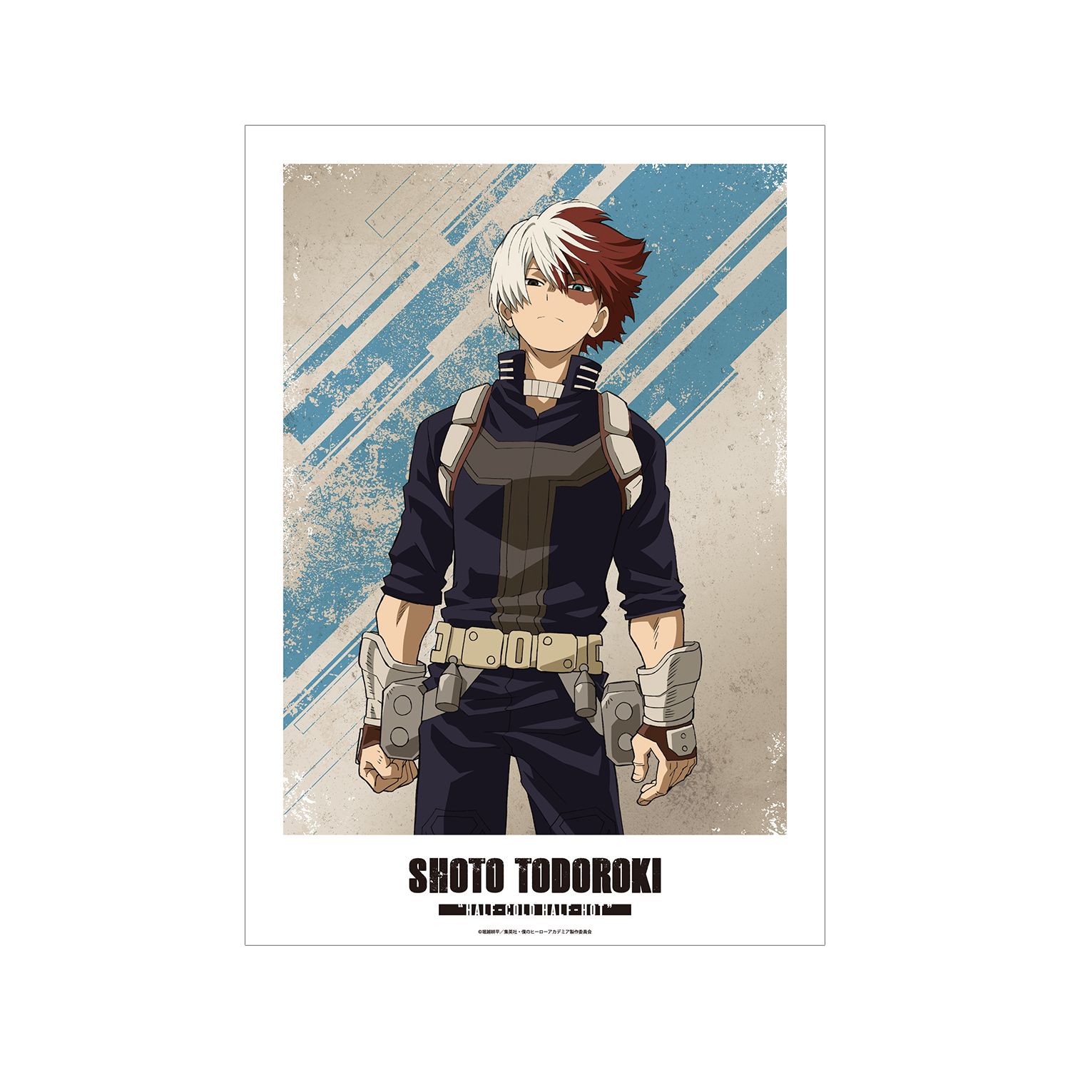 アニメ『僕のヒーローアカデミア』 轟焦凍 A3マット加工ポスター vol.2 - AniSmile