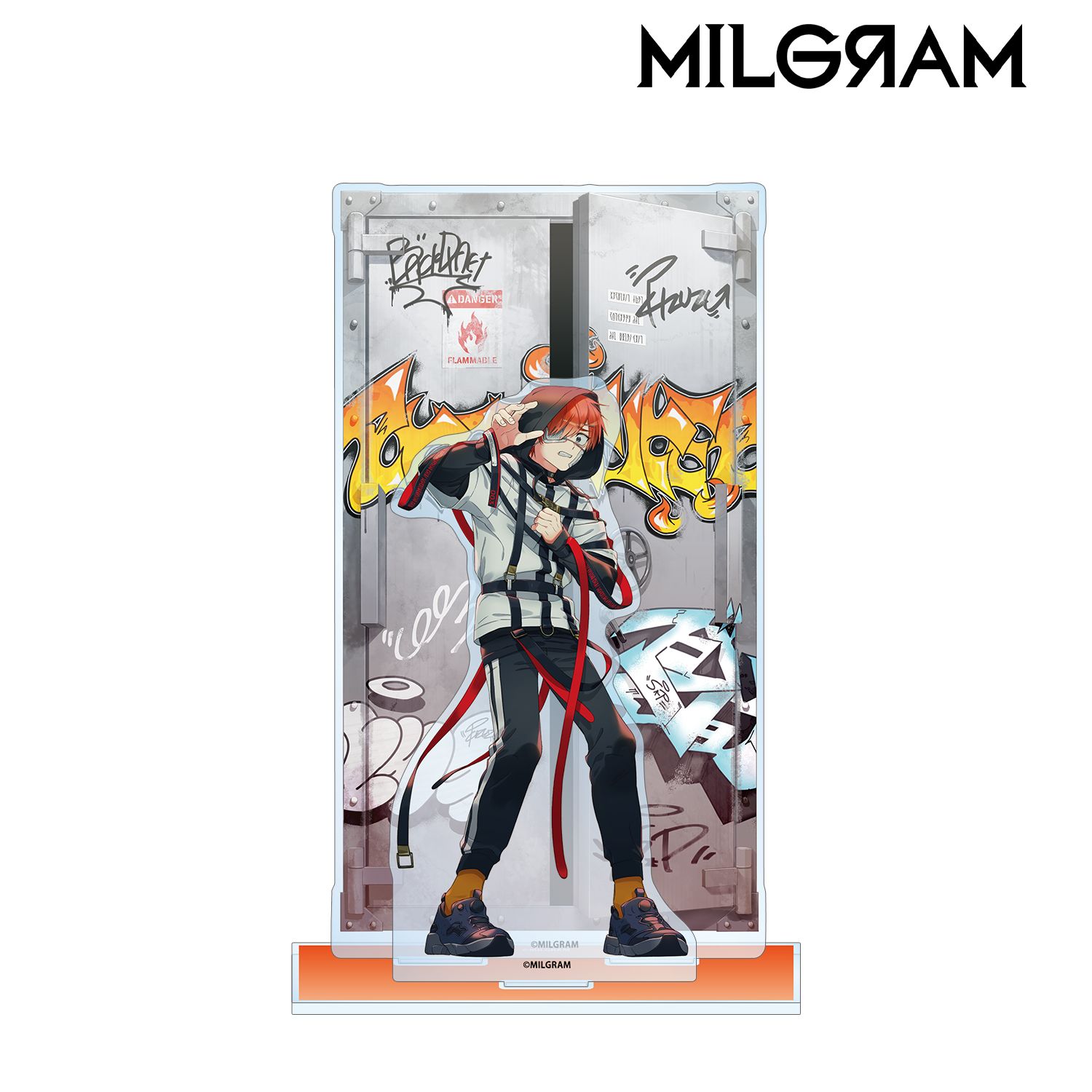 MILGRAM -ミルグラム- フータ『バックドラフト』 ジャケットイラストver. アクリルジオラマ 画像 2 | AniSmile