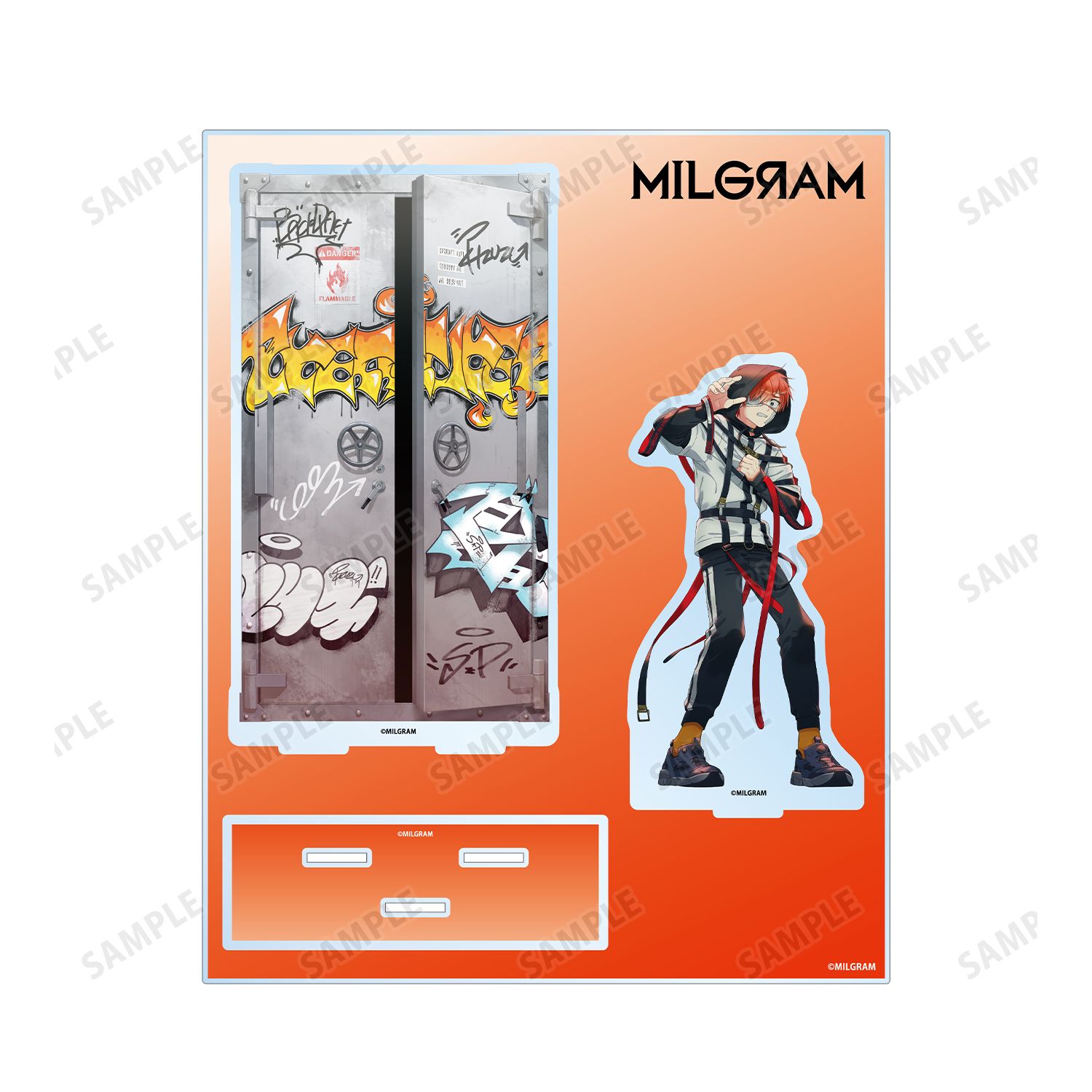 MILGRAM -ミルグラム- フータ『バックドラフト』 ジャケットイラストver. アクリルジオラマ 画像 3 | AniSmile