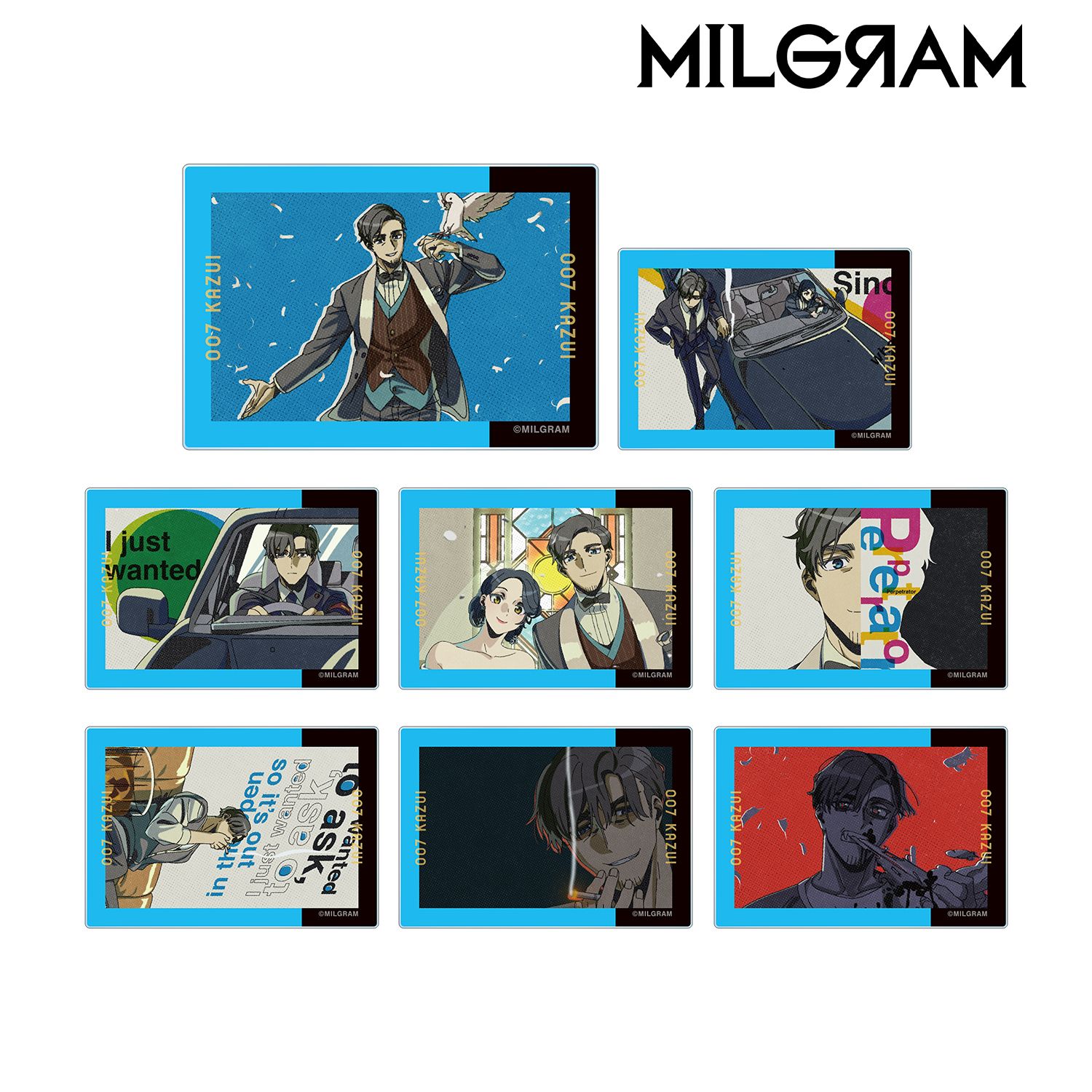 MILGRAM -ミルグラム- トレーディング MV アクリルカード カズイ『Cat』(単位/単品) Image 3 | AniSmile