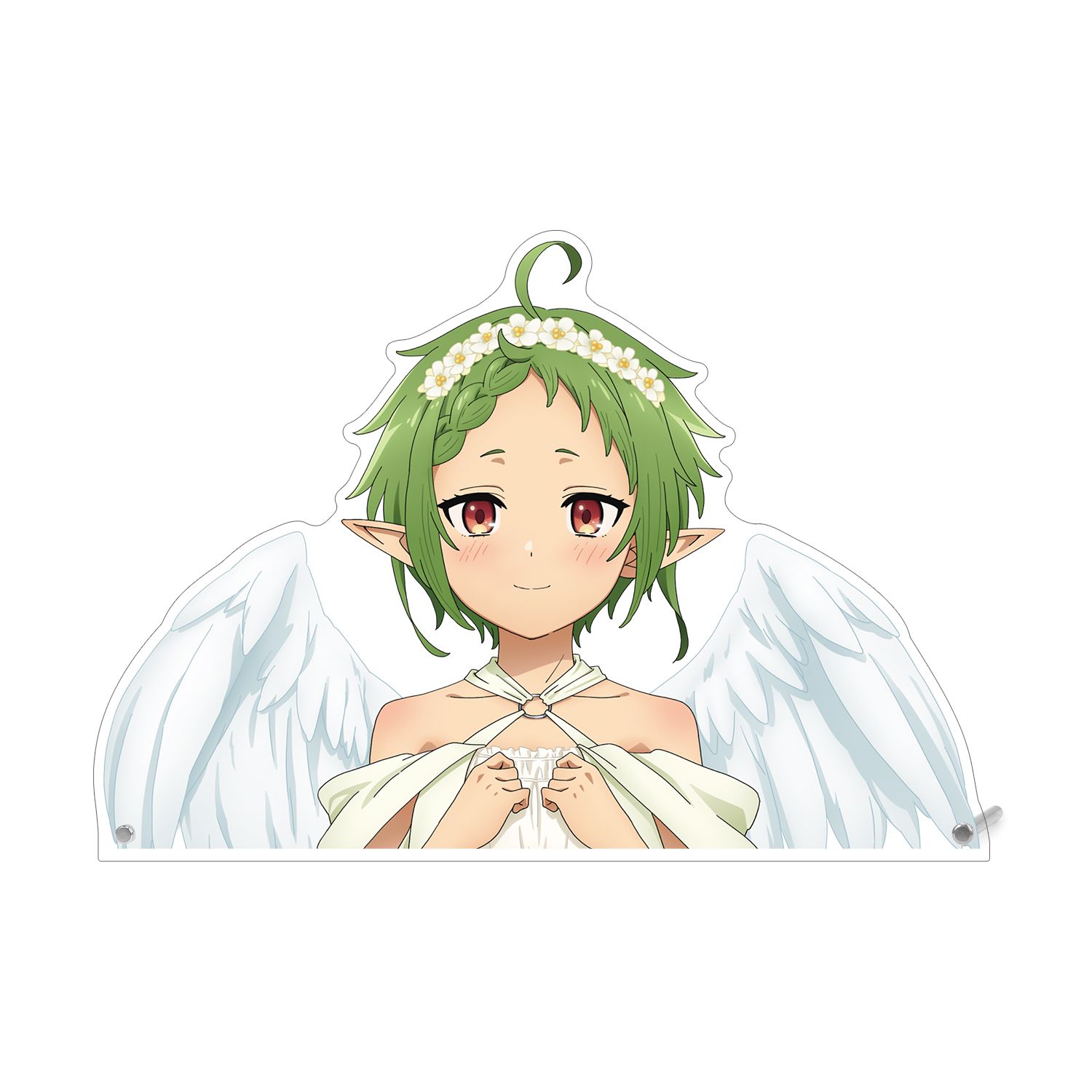 アニメ「無職転生Ⅱ ～異世界行ったら本気だす～」 描き下ろし シルフィエット 天使ver. 特大ダイカットアクリルパネル - AniSmile