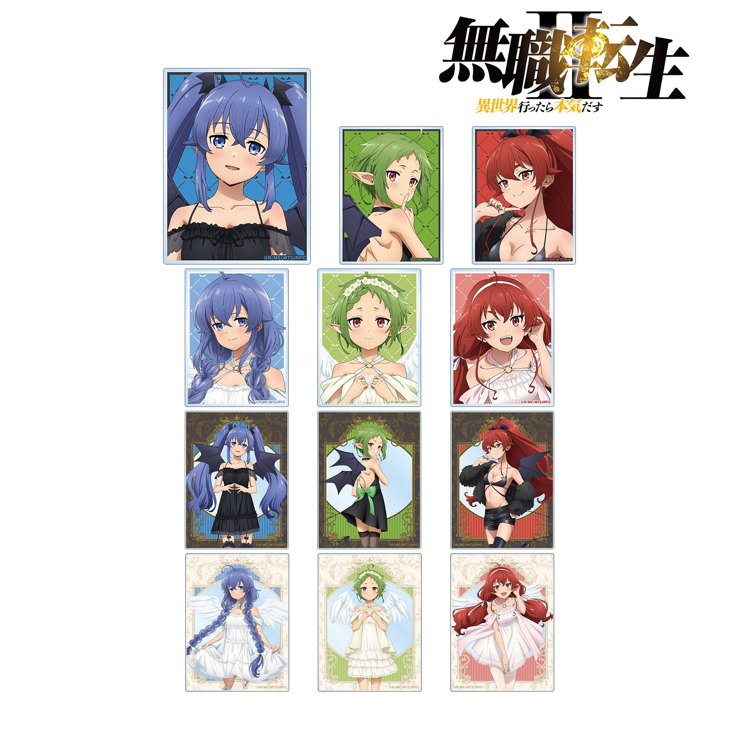 アニメ「無職転生Ⅱ ～異世界行ったら本気だす～」 描き下ろし 悪魔と天使ver. トレーディングアクリルカード(単位/単品) 画像 2 | AniSmile