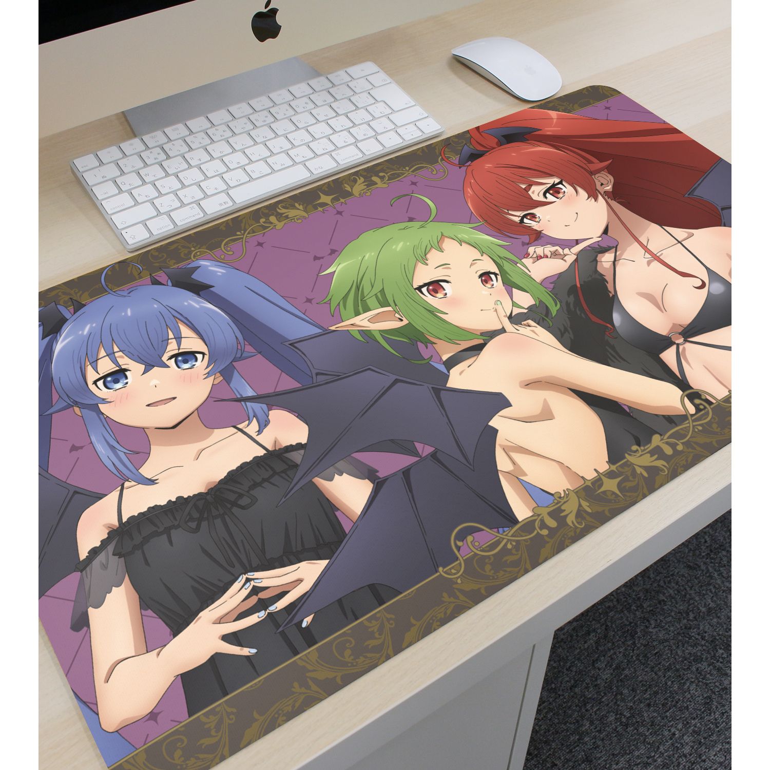 アニメ「無職転生Ⅱ ~異世界行ったら本気だす~」 描き下ろし 集合 悪魔ver. マルチデスクマット 画像 3 | AniSmile