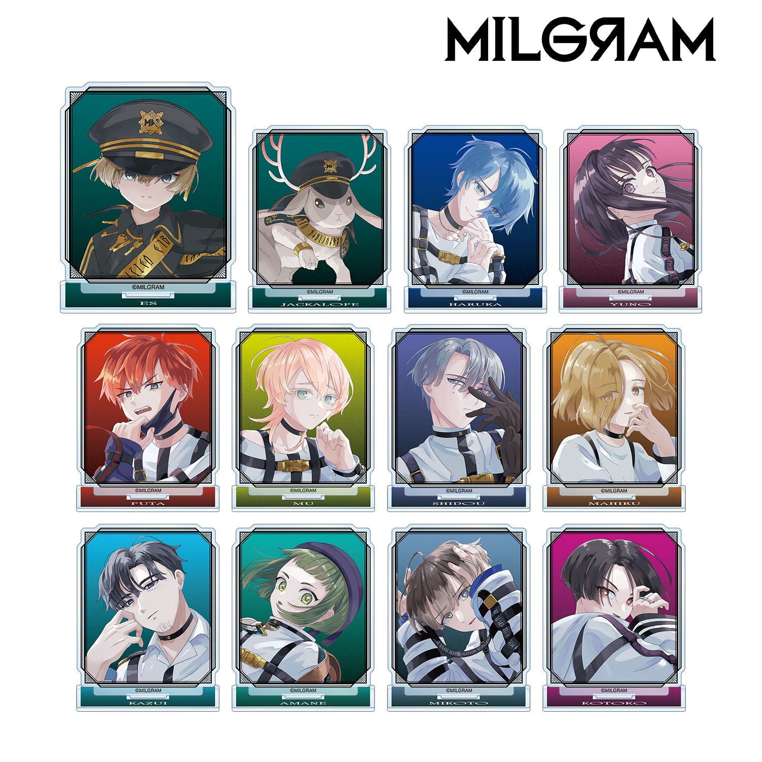 MILGRAM -ミルグラム- 描き下ろし LIVE EVENT「hallucination」ver. トレーディングアクリルスタンド(単位/単品) 图片 2 | AniSmile