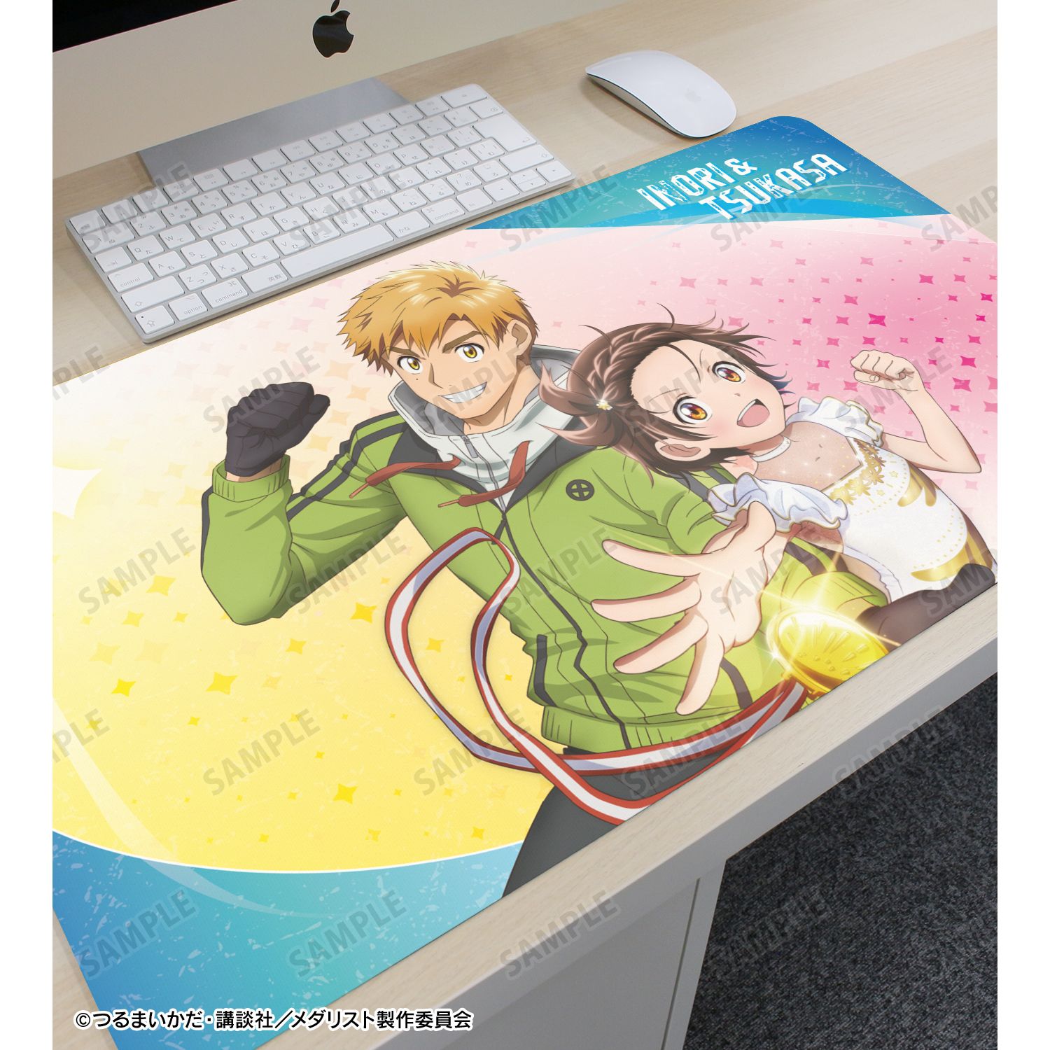 TVアニメ「メダリスト」 結束いのり&明浦路 司 ペアビジュアル マルチデスクマット 画像 3 | AniSmile