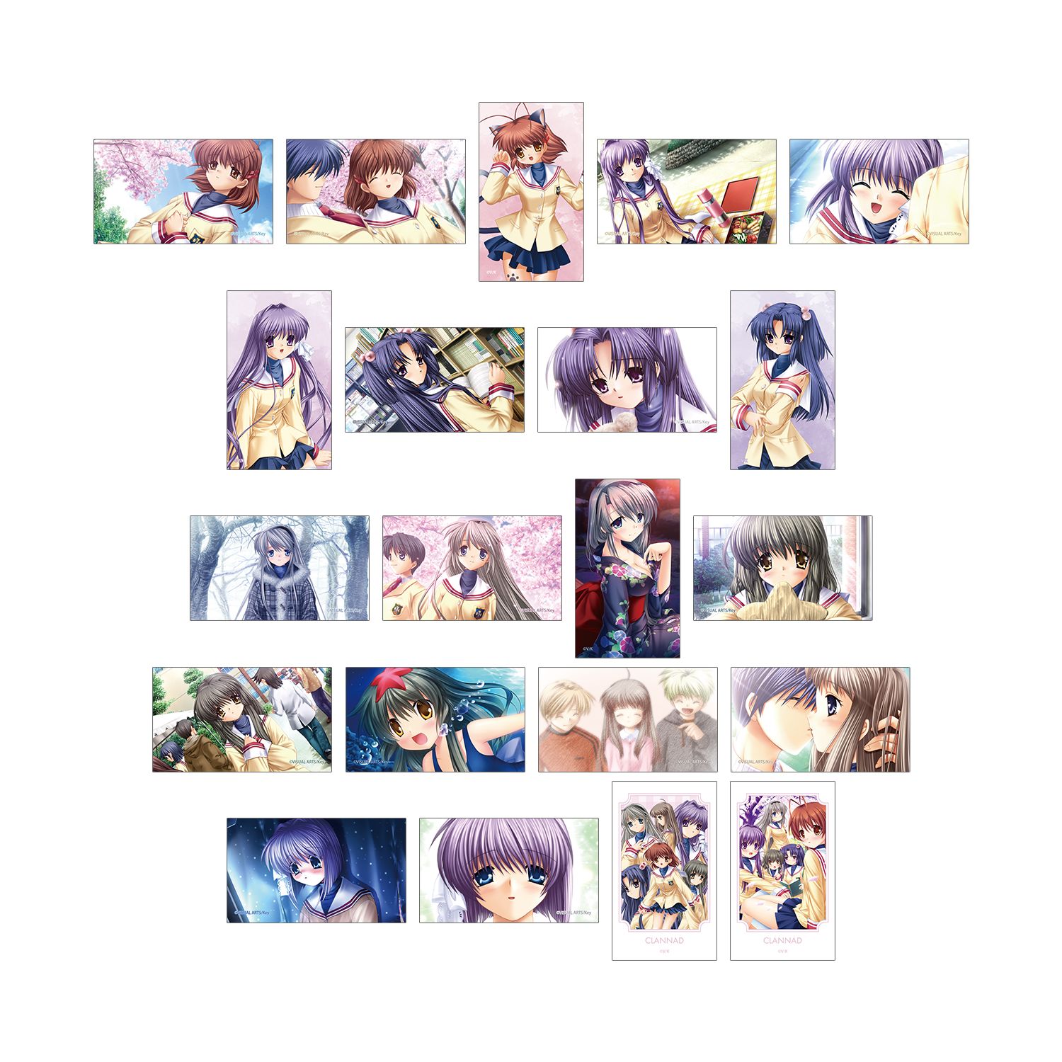 CLANNAD トレーディングイラストカード(単位/単品) - AniSmile