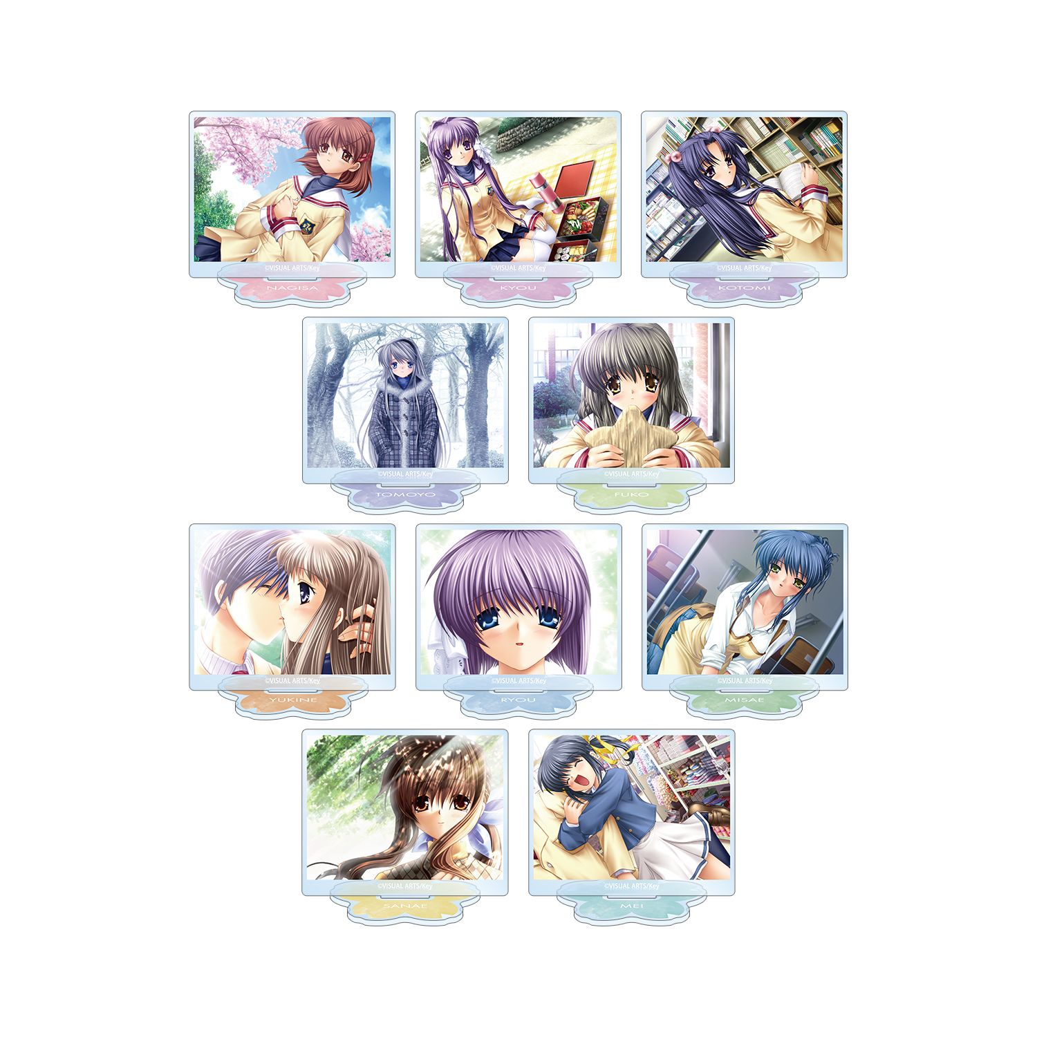 CLANNAD トレーディングアクリルスタンド(単位/単品) - AniSmile