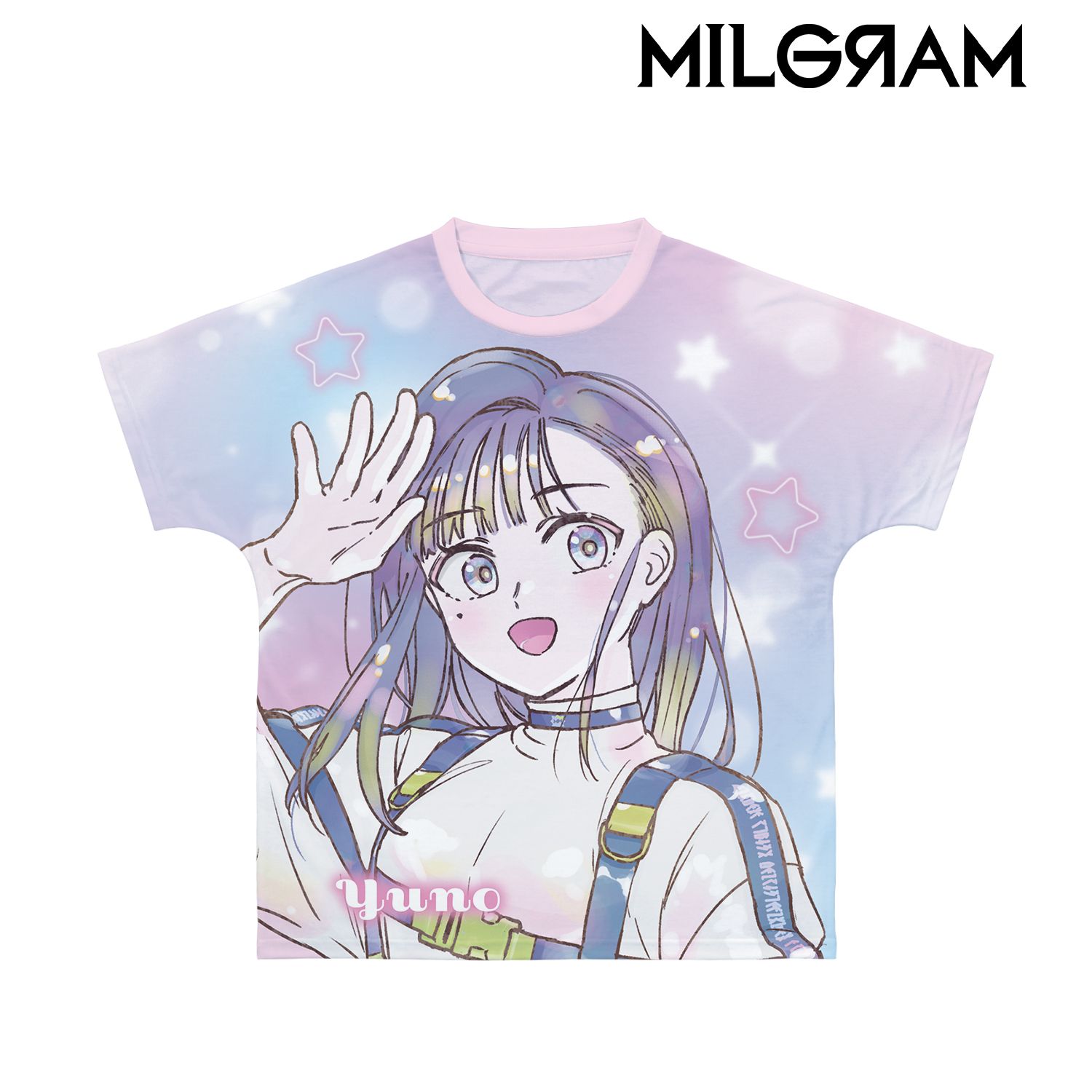 MILGRAM -ミルグラム- ユノ Ani-Art KAWAII label フルグラフィックTシャツユニセックス(サイズ/L) 画像 2 | AniSmile