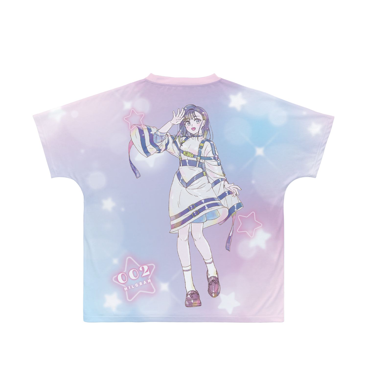 MILGRAM -ミルグラム- ユノ Ani-Art KAWAII label フルグラフィックTシャツユニセックス(サイズ/XL) 画像 3 | AniSmile