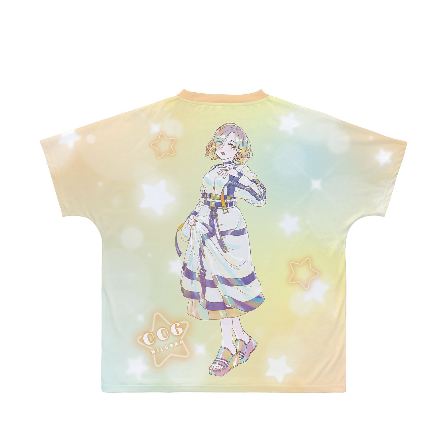 MILGRAM -ミルグラム- マヒル Ani-Art KAWAII label フルグラフィックTシャツユニセックス(サイズ/XXL) 画像 3 | AniSmile