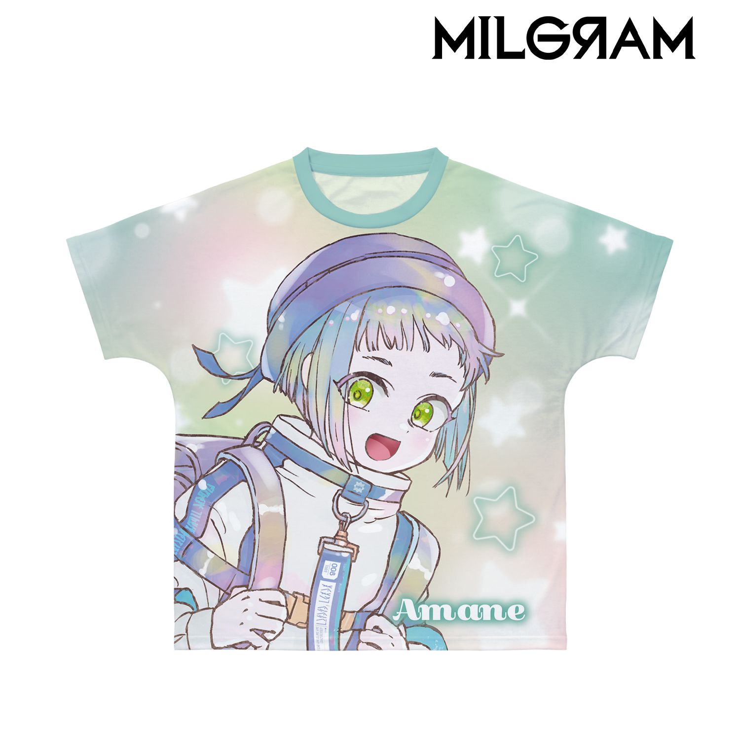 MILGRAM -ミルグラム- アマネ Ani-Art KAWAII label フルグラフィックTシャツユニセックス(サイズ/M) 画像 2 | AniSmile