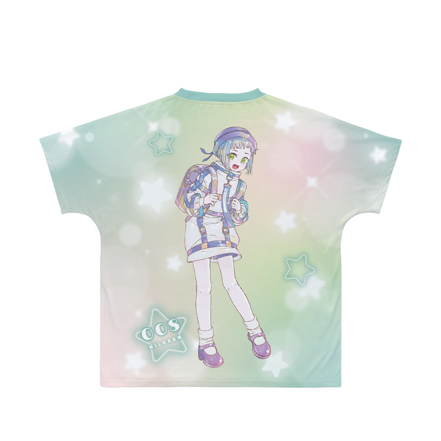 MILGRAM -ミルグラム- アマネ Ani-Art KAWAII label フルグラフィックTシャツユニセックス(サイズ/M) 画像 3 | AniSmile