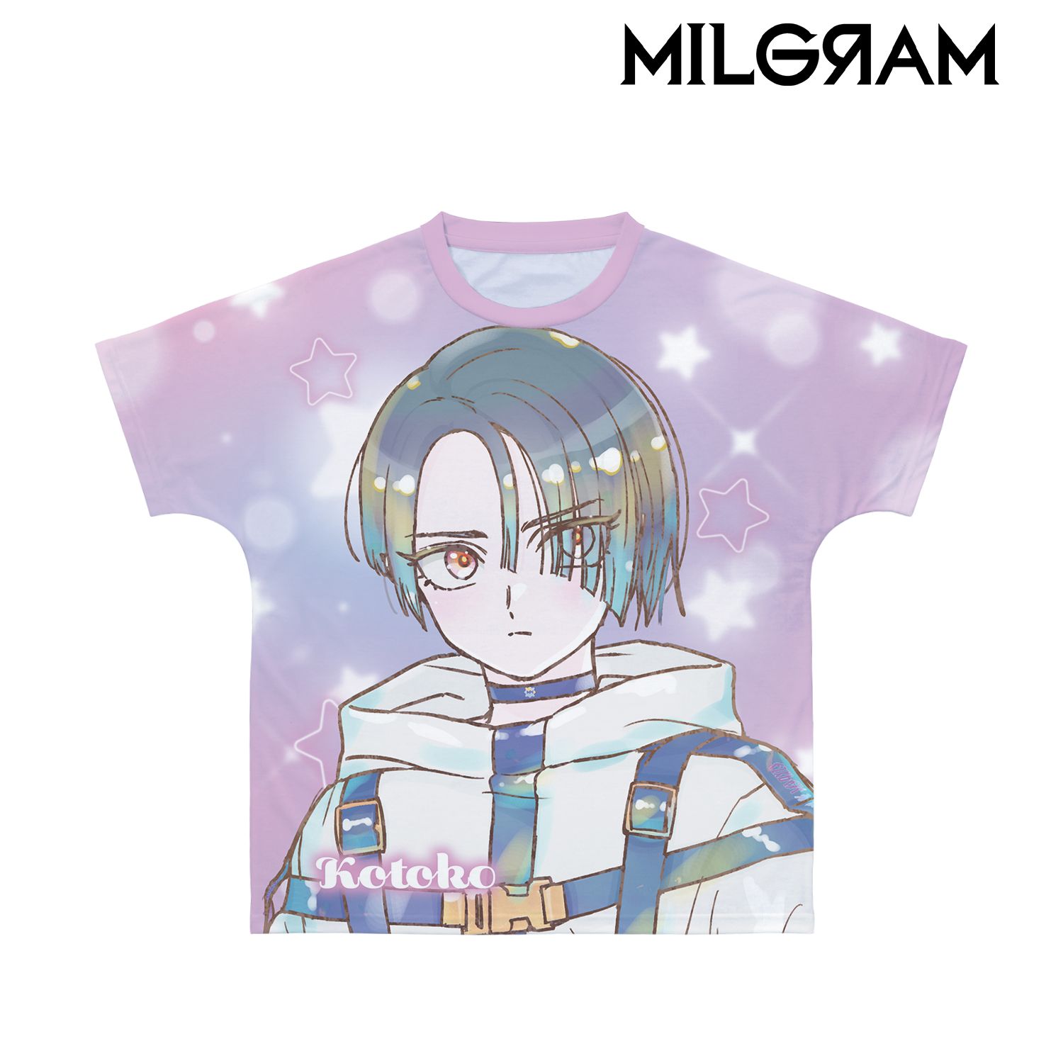 MILGRAM -ミルグラム- コトコ Ani-Art KAWAII label フルグラフィックTシャツユニセックス(サイズ/XXXL) 画像 2 | AniSmile