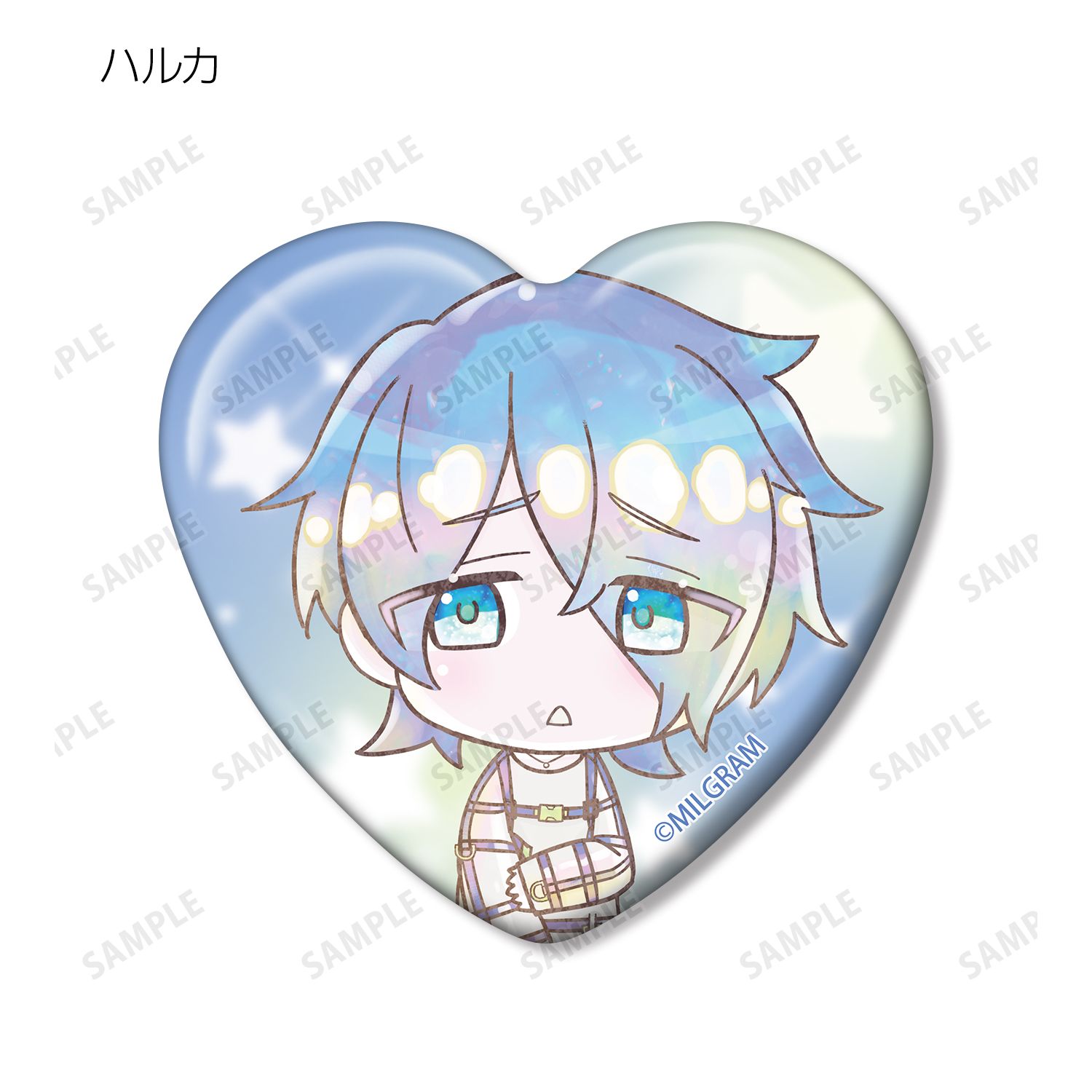 MILGRAM -ミルグラム- トレーディング デフォルメAni-Art KAWAII label ハート型缶バッジ(単位/単品) 图片 4 | AniSmile