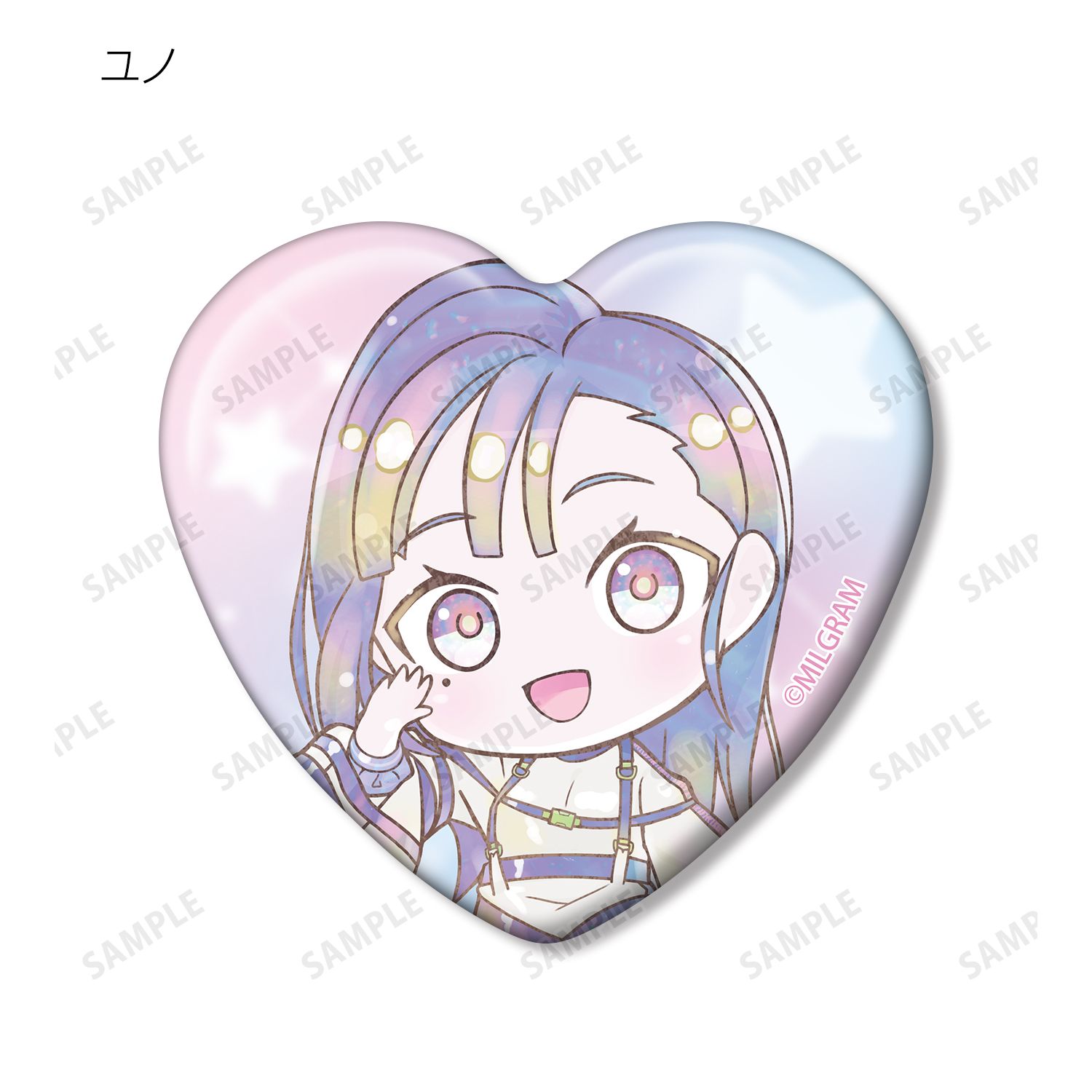 MILGRAM -ミルグラム- トレーディング デフォルメAni-Art KAWAII label ハート型缶バッジ(単位/単品) 图片 5 | AniSmile