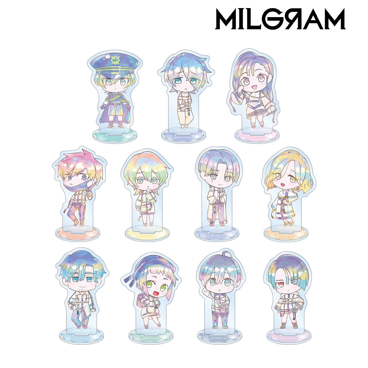 MILGRAM -ミルグラム- トレーディング デフォルメAni-Art KAWAII label アクリルスタンド(単位/単品) 图片 3 | AniSmile