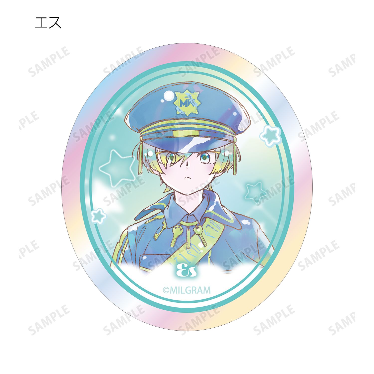MILGRAM -ミルグラム- トレーディング Ani-Art KAWAII label オーロラダイカットステッカー ver.A(単位/単品) 图片 2 | AniSmile