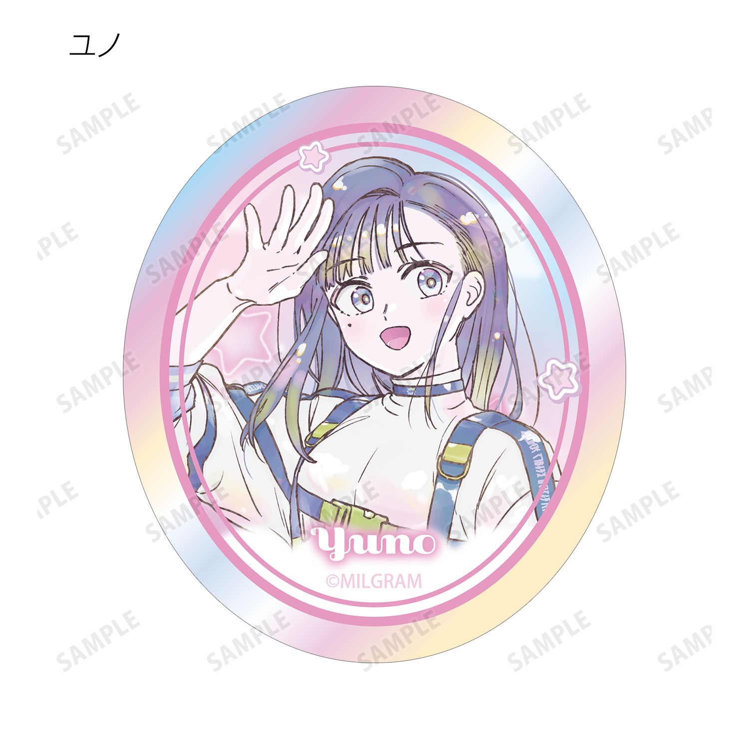 MILGRAM -ミルグラム- トレーディング Ani-Art KAWAII label オーロラダイカットステッカー ver.A(単位/単品) 图片 5 | AniSmile