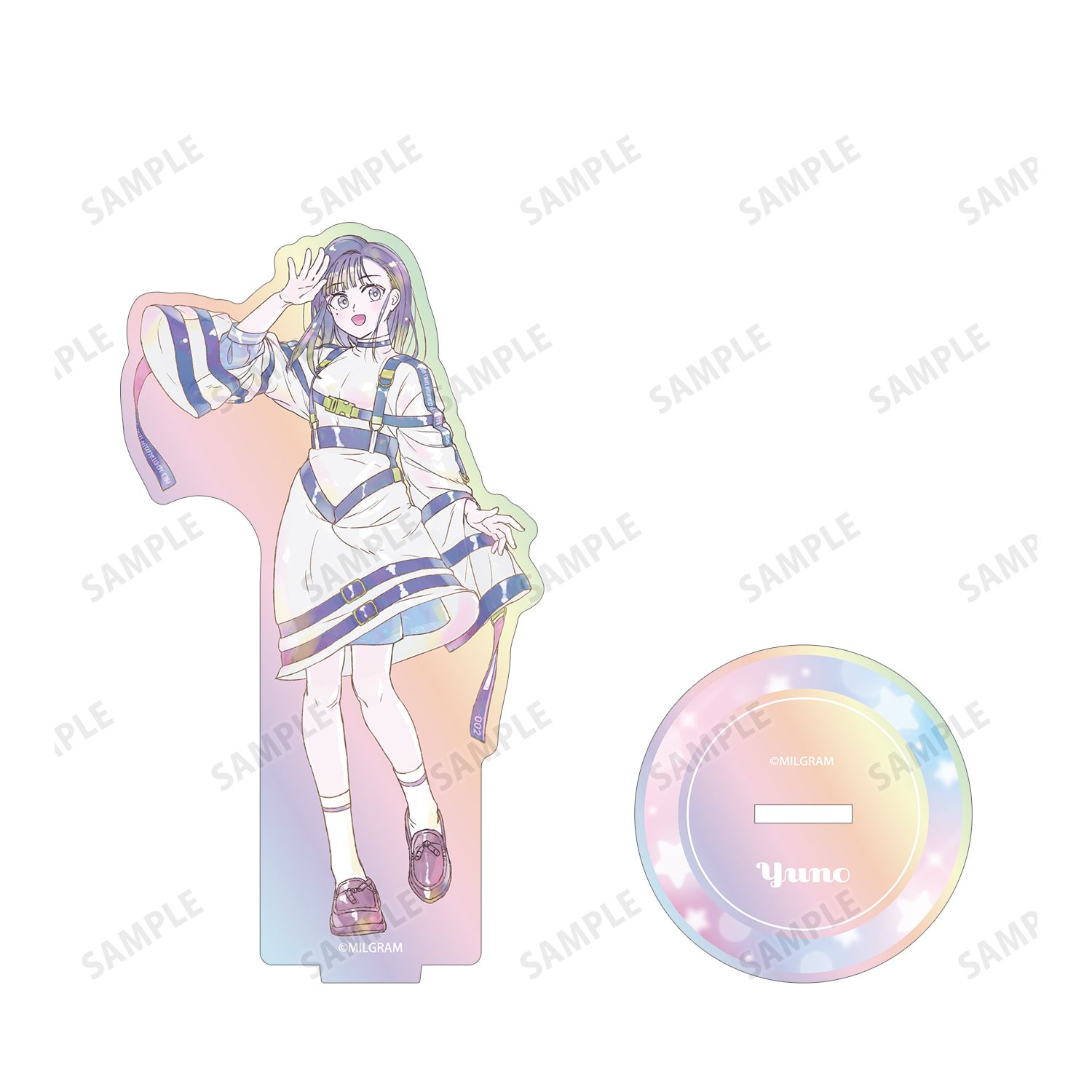 MILGRAM -ミルグラム- ユノ Ani-Art KAWAII label オーロラアクリルスタンド 画像 3 | AniSmile