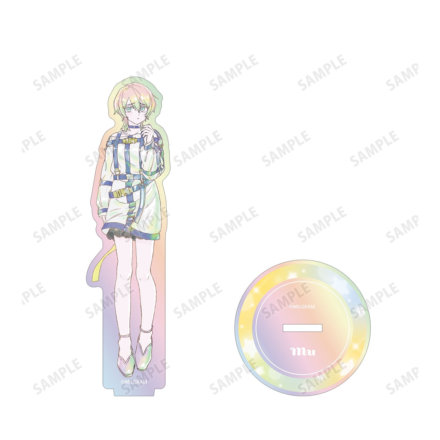 MILGRAM -ミルグラム- ムウ Ani-Art KAWAII label オーロラアクリルスタンド 画像 3 | AniSmile