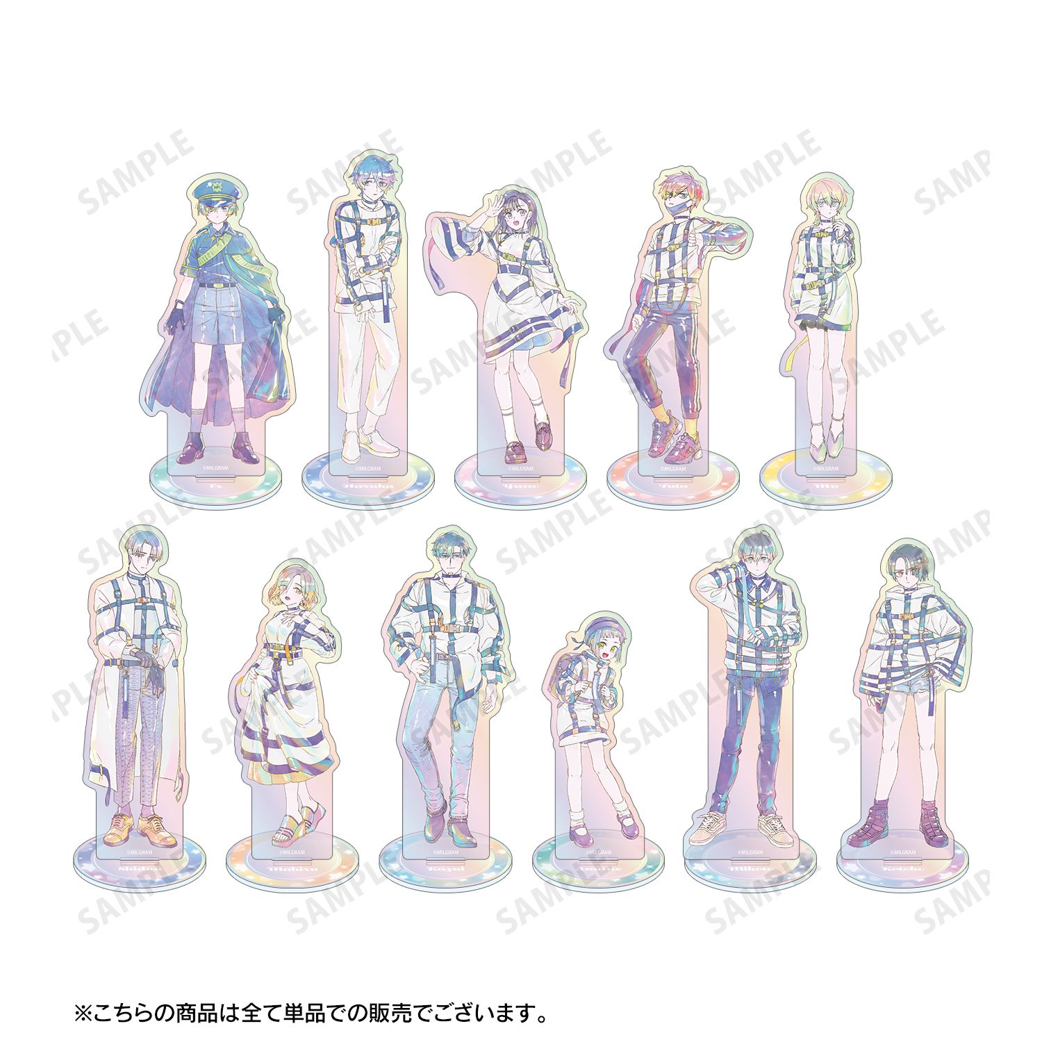 MILGRAM -ミルグラム- シドウ Ani-Art KAWAII label オーロラアクリルスタンド 画像 4 | AniSmile