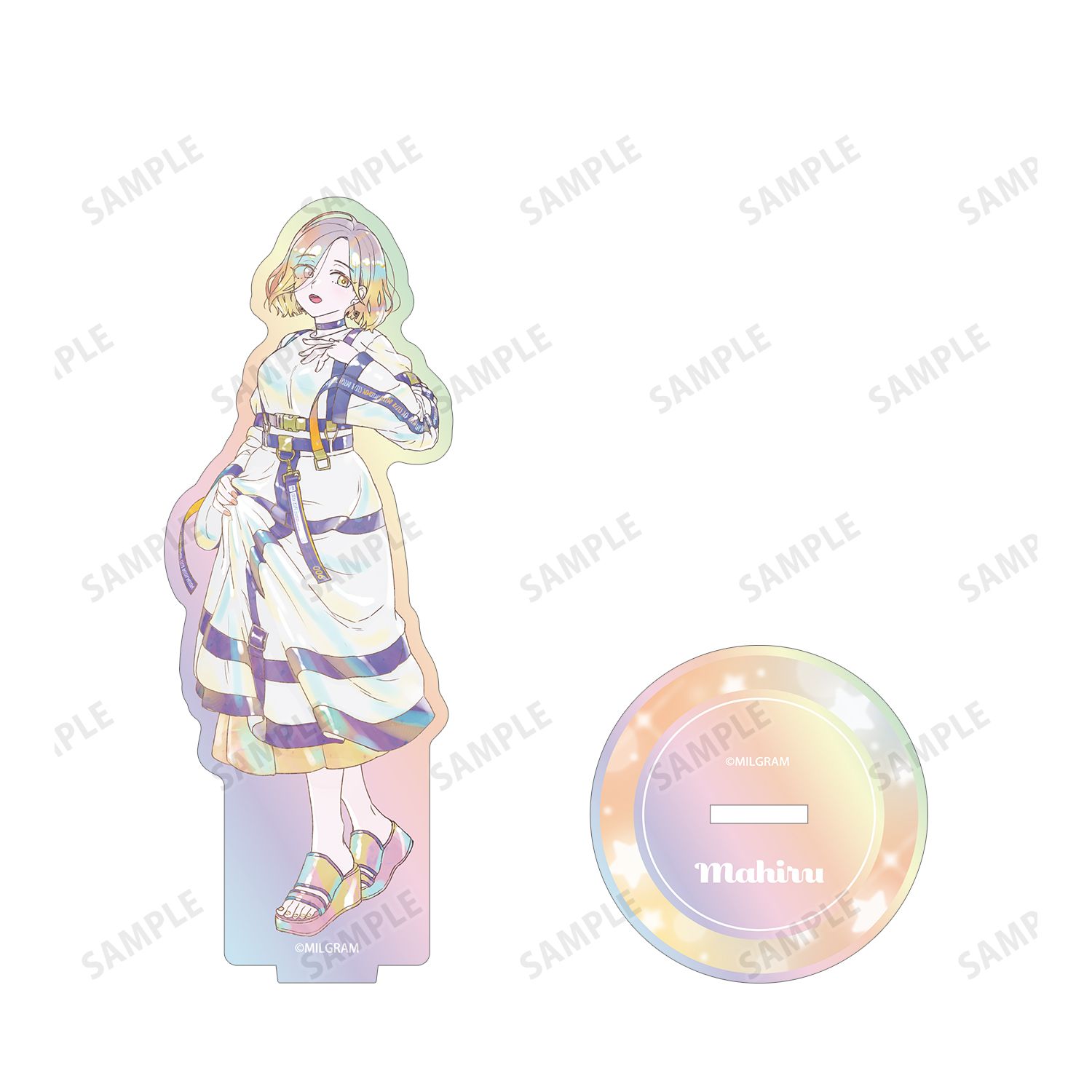 MILGRAM -ミルグラム- マヒル Ani-Art KAWAII label オーロラアクリルスタンド 画像 3 | AniSmile