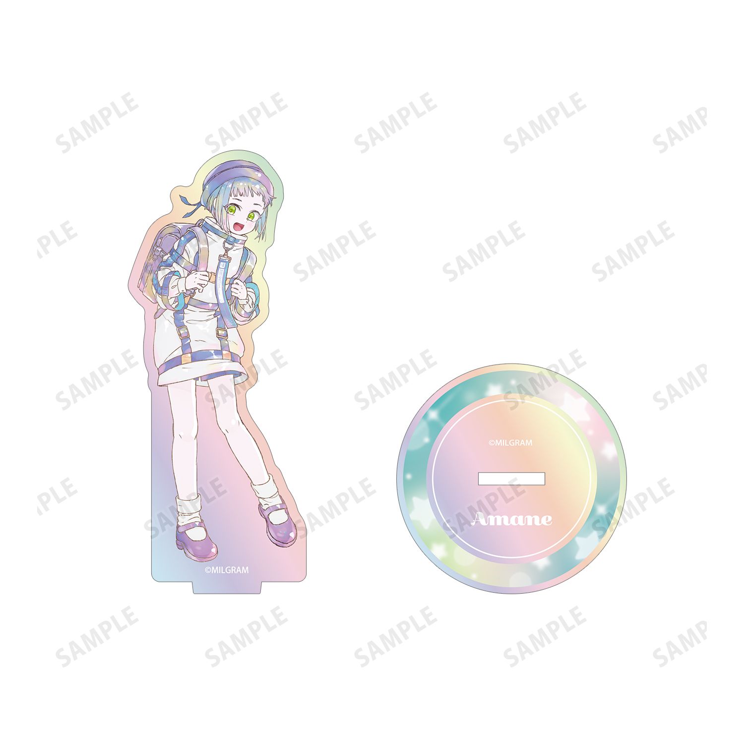 MILGRAM -ミルグラム- アマネ Ani-Art KAWAII label オーロラアクリルスタンド 画像 3 | AniSmile