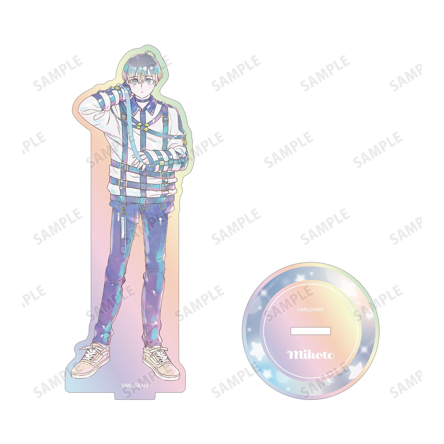 MILGRAM -ミルグラム- ミコト Ani-Art KAWAII label オーロラアクリルスタンド 画像 3 | AniSmile