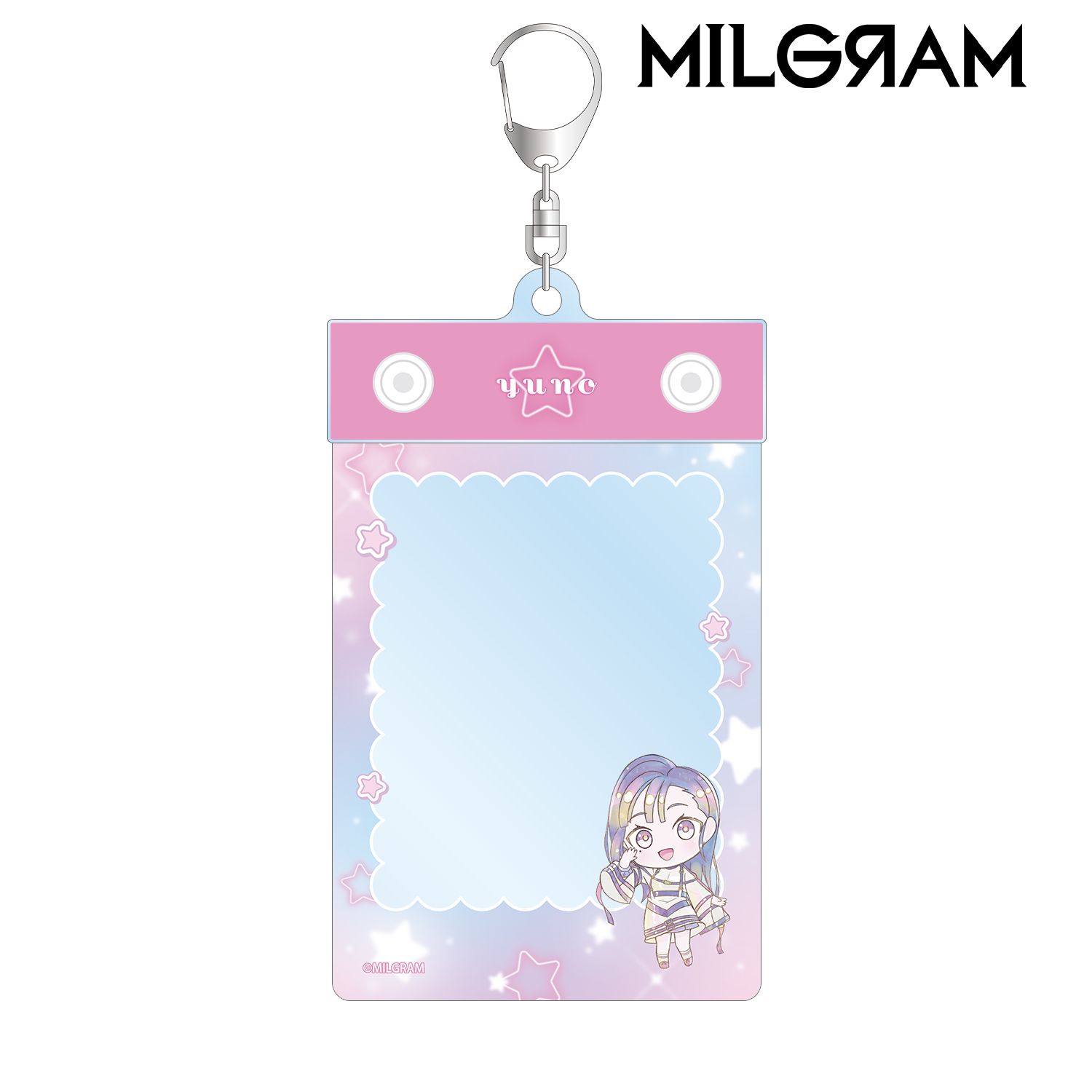 MILGRAM -ミルグラム- ユノ Ani-Art KAWAII label B8サイズマルチカードホルダー 画像 3 | AniSmile