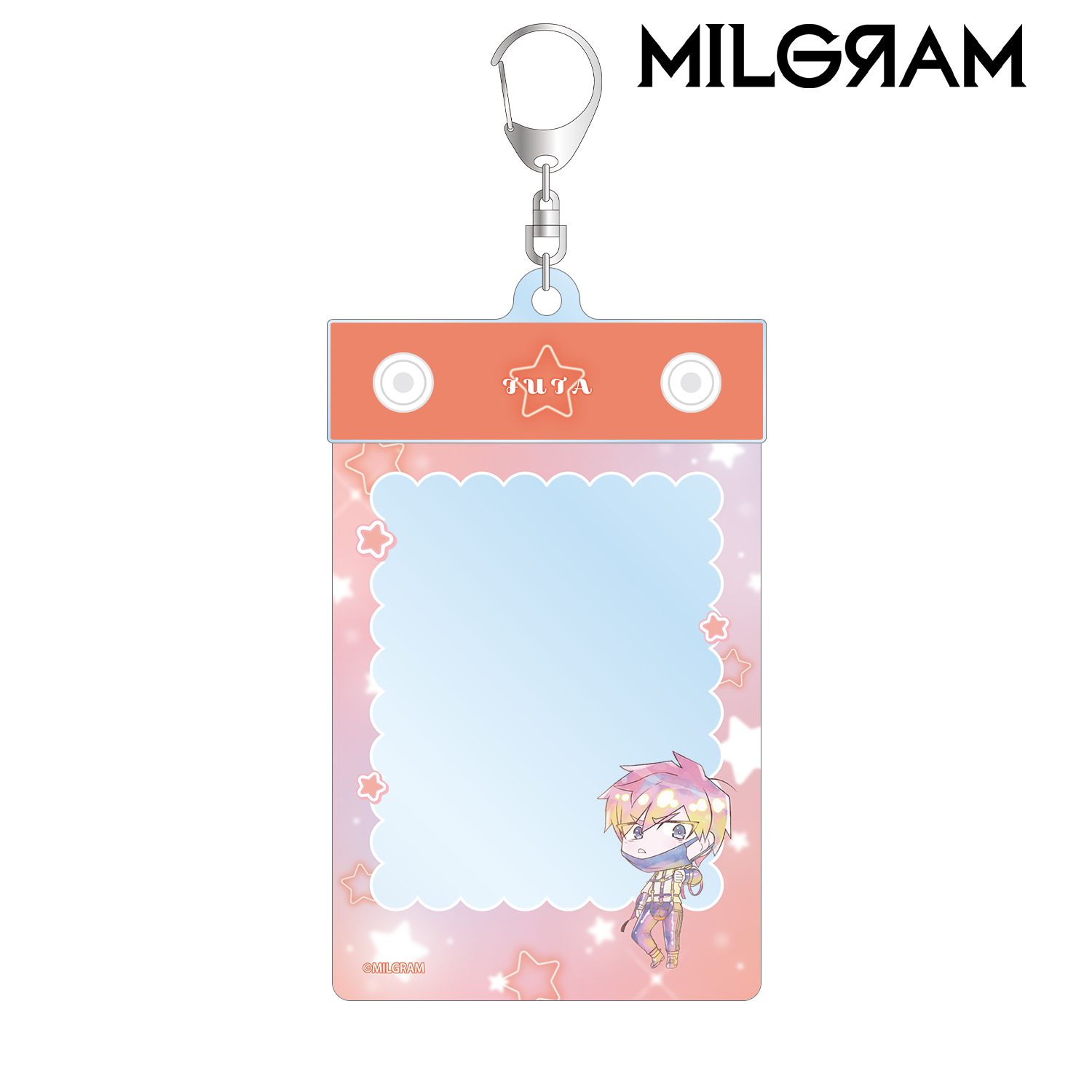 MILGRAM -ミルグラム- フータ Ani-Art KAWAII label B8サイズマルチカードホルダー 画像 3 | AniSmile