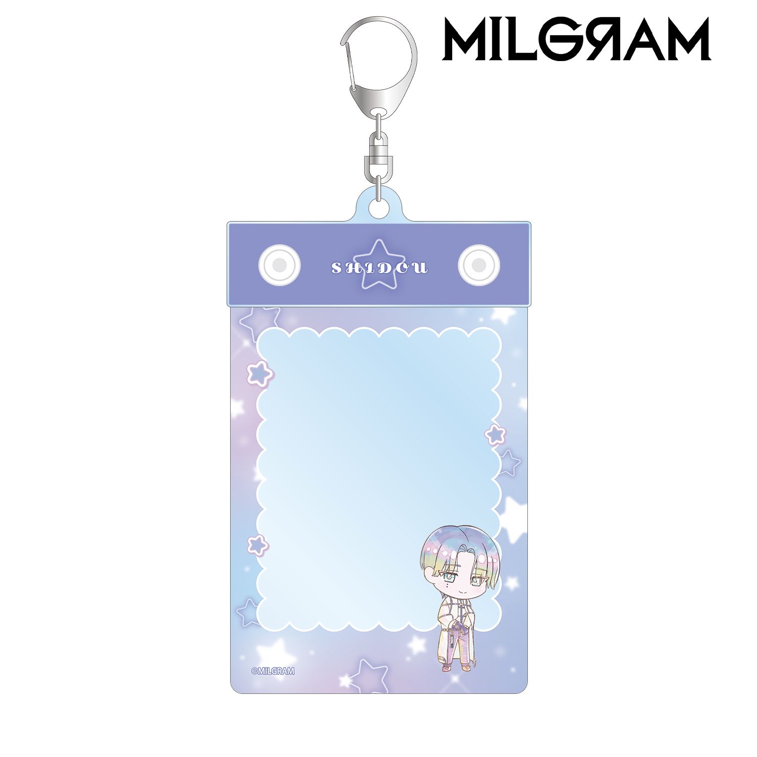 MILGRAM -ミルグラム- シドウ Ani-Art KAWAII label B8サイズマルチカードホルダー 画像 2 | AniSmile
