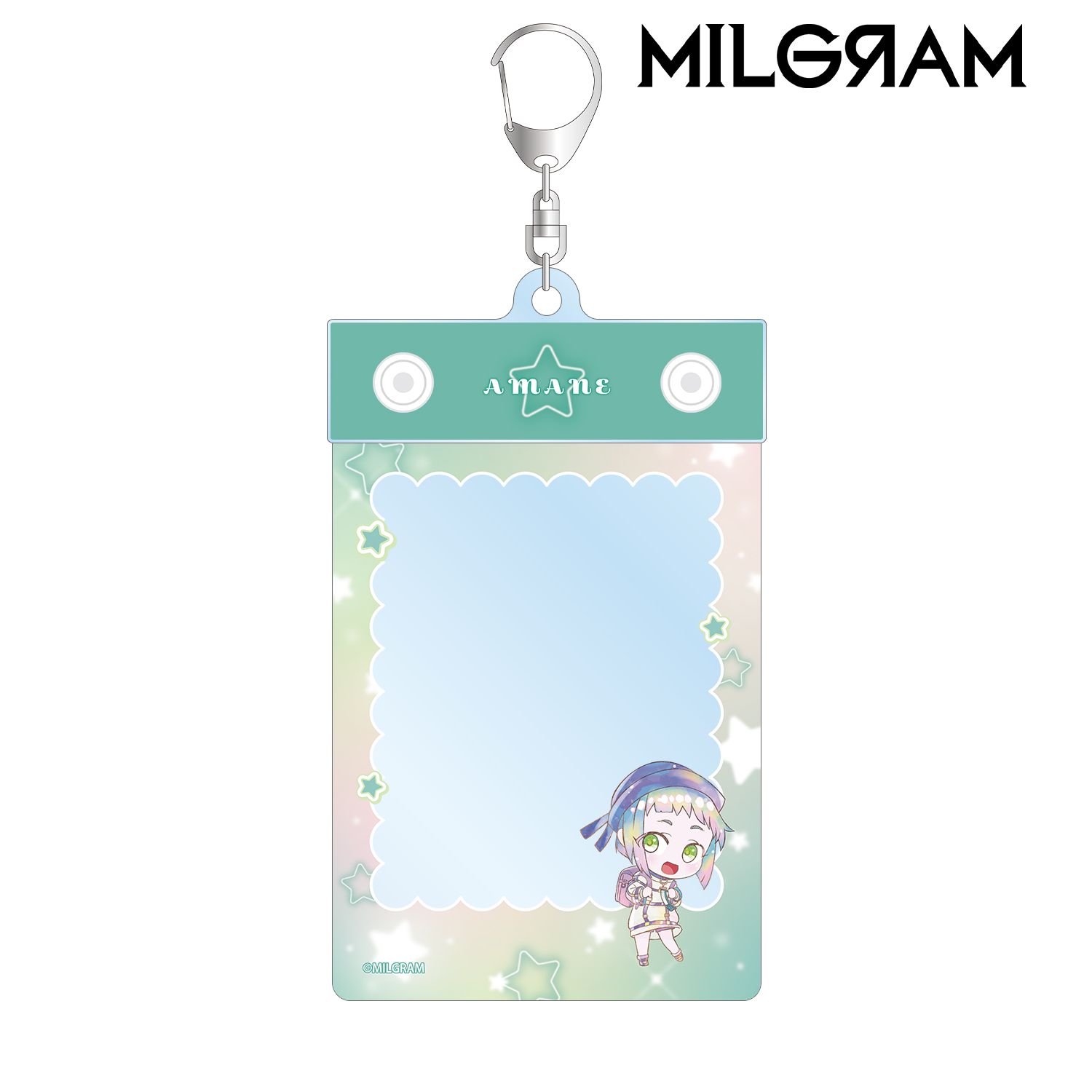 MILGRAM -ミルグラム- アマネ Ani-Art KAWAII label B8サイズマルチカードホルダー 画像 3 | AniSmile