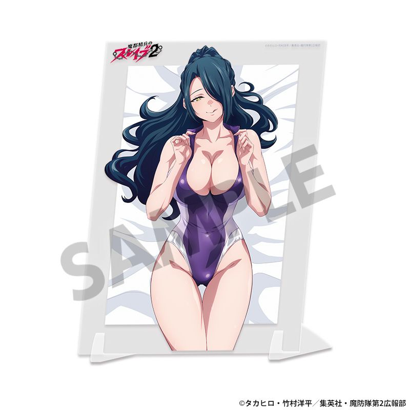 魔都精兵のスレイブ2 描き下ろしビジュアルアクリルプレート 東風舞希 競泳水着 ver. A - AniSmile