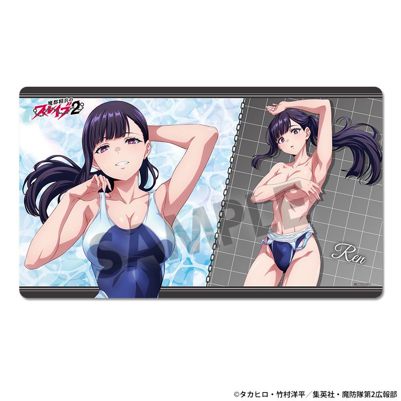 魔都精兵のスレイブ2 描き下ろしラバーマット 山城恋 競泳水着 ver. - AniSmile
